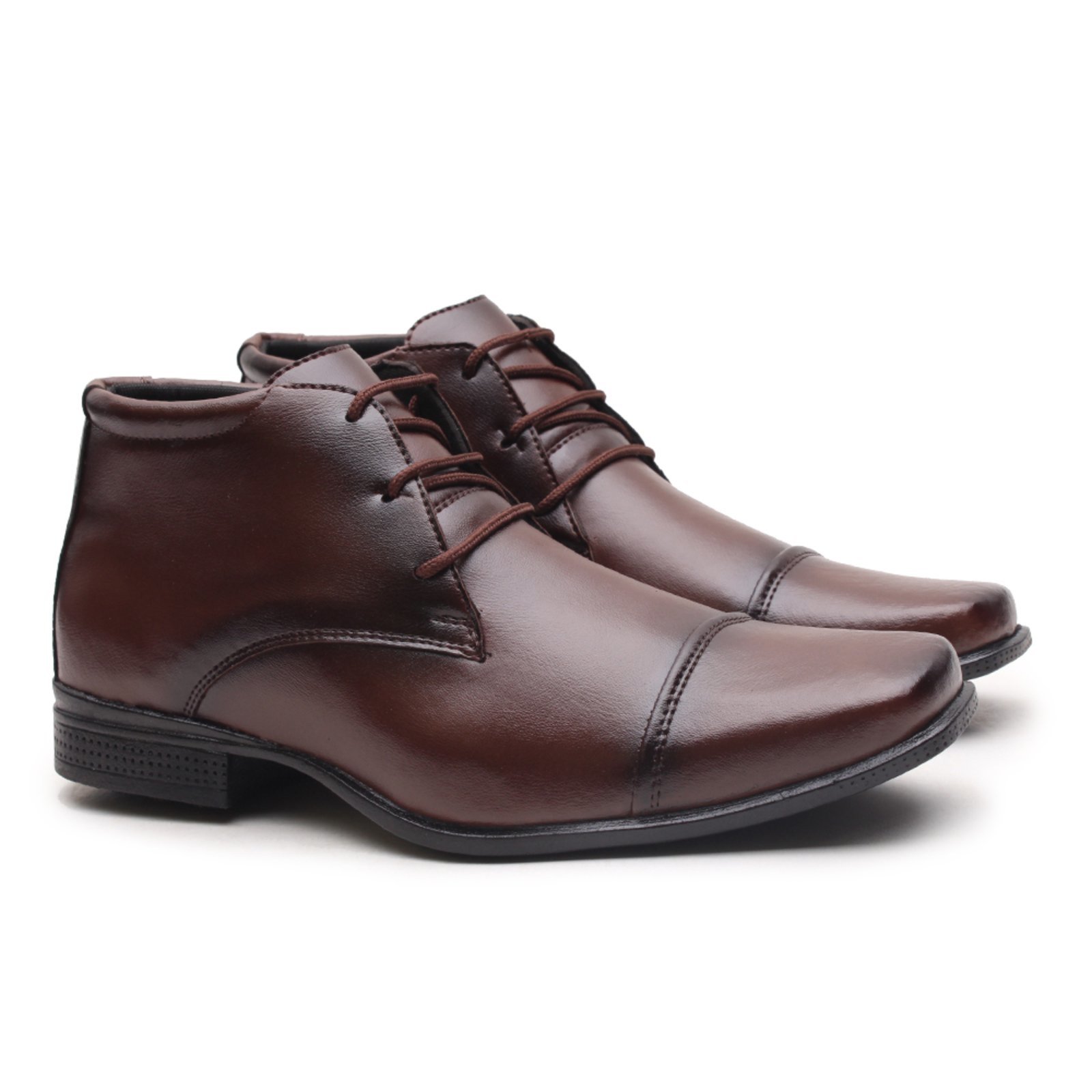 Bota Botinha Social Masculino Clássico Amarrar Miletto