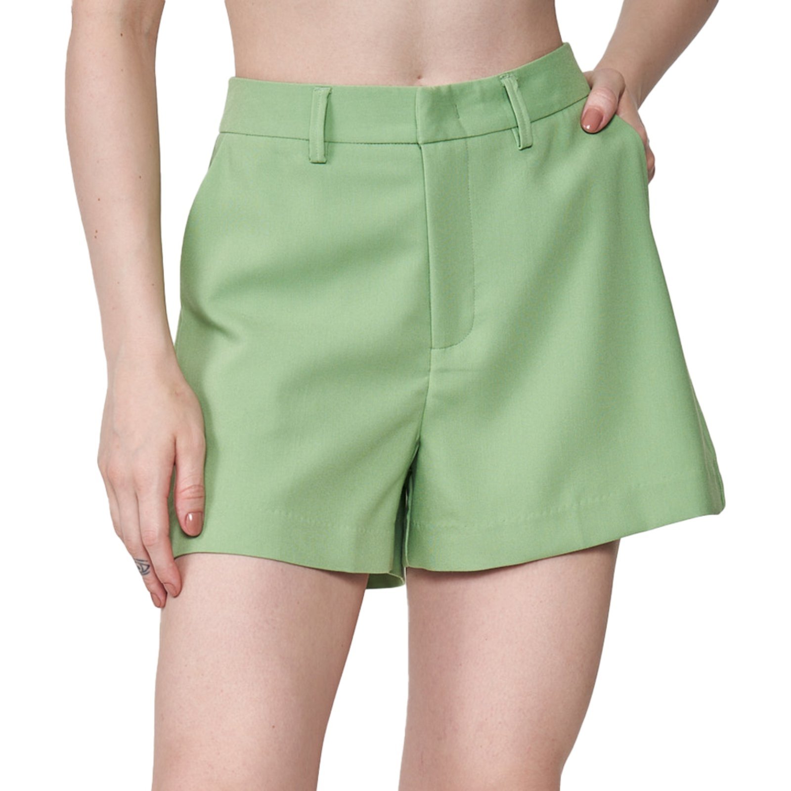 Short Colcci Elastano Pr25 Verde Veggir Feminino