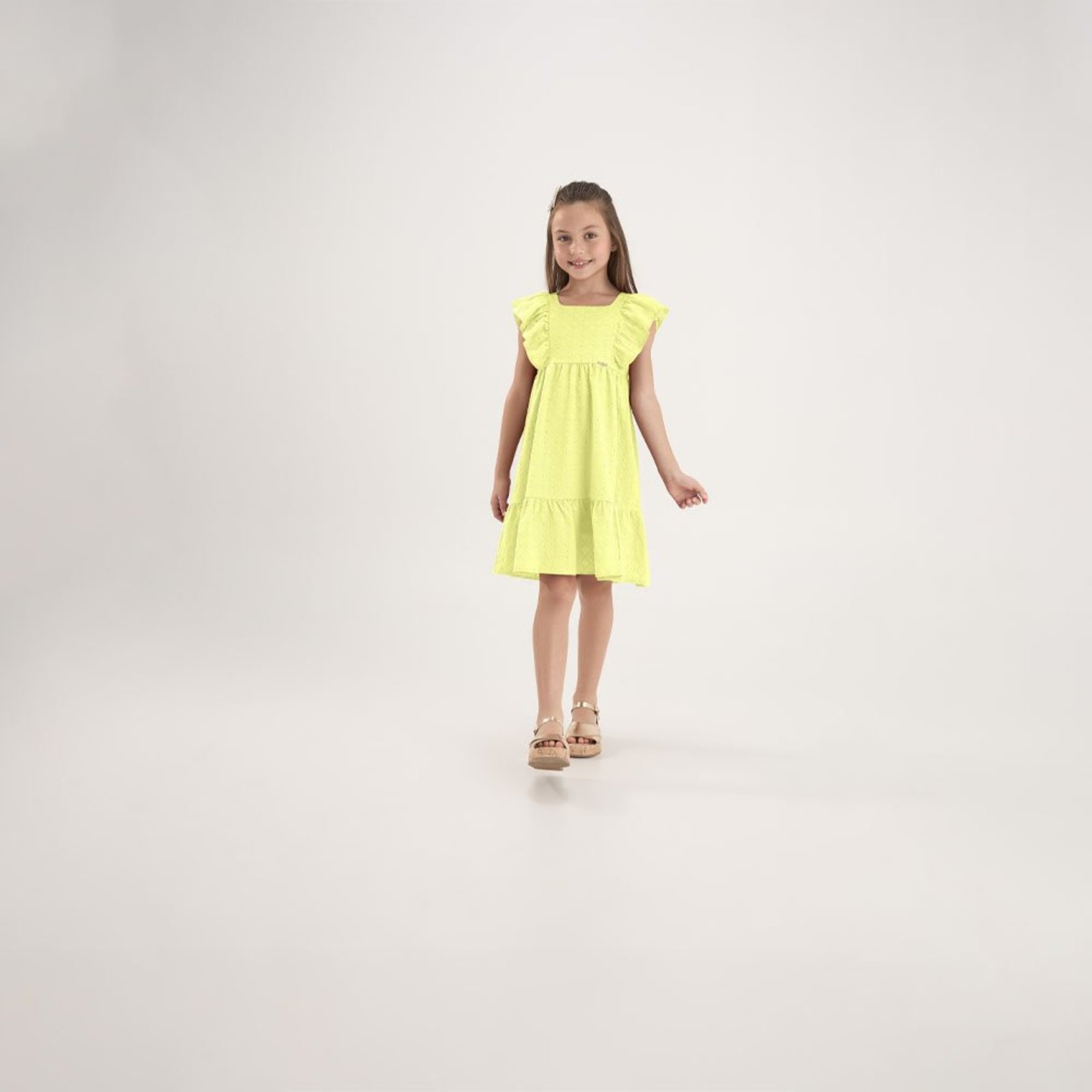 Infantil - Vestido Verde Pulla Bulla Menina - 53817-1344