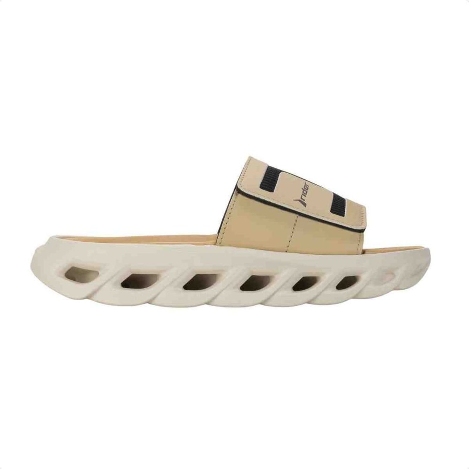 Chinelo Slide Masculino Rider R Power Bege