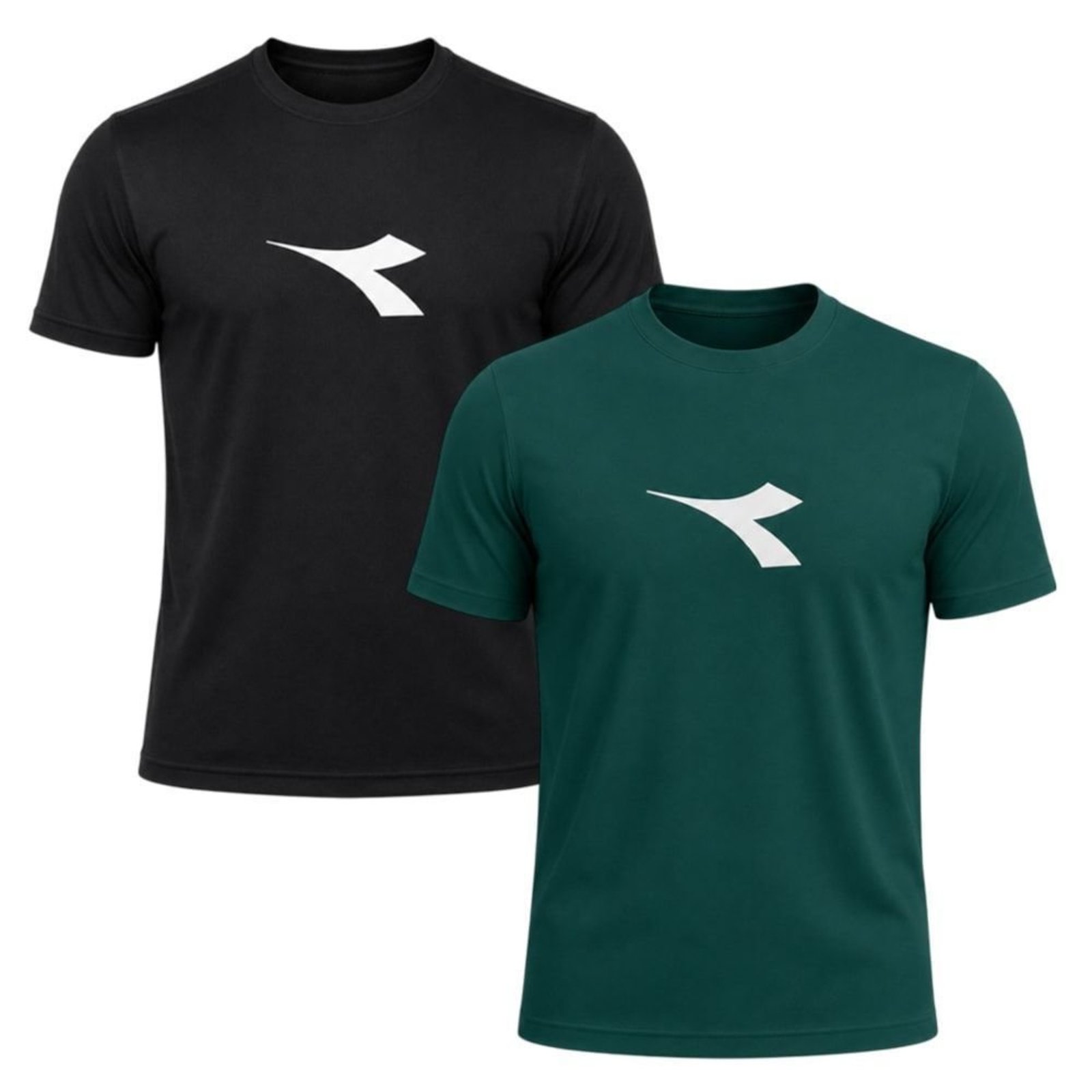Kit 2 Camisetas Diadora Big Logo Masculino - Verde - Diadora