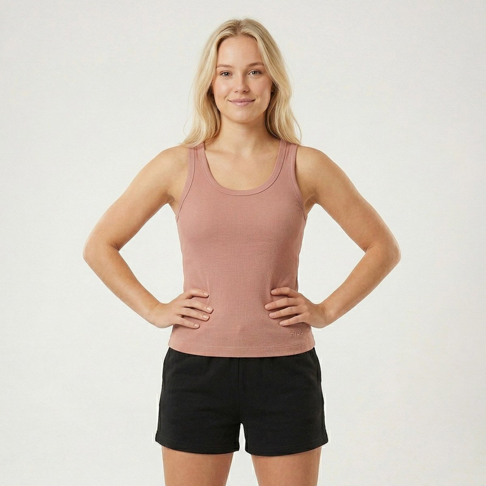 Regata Fila Essentials Rib Feminina Marrom