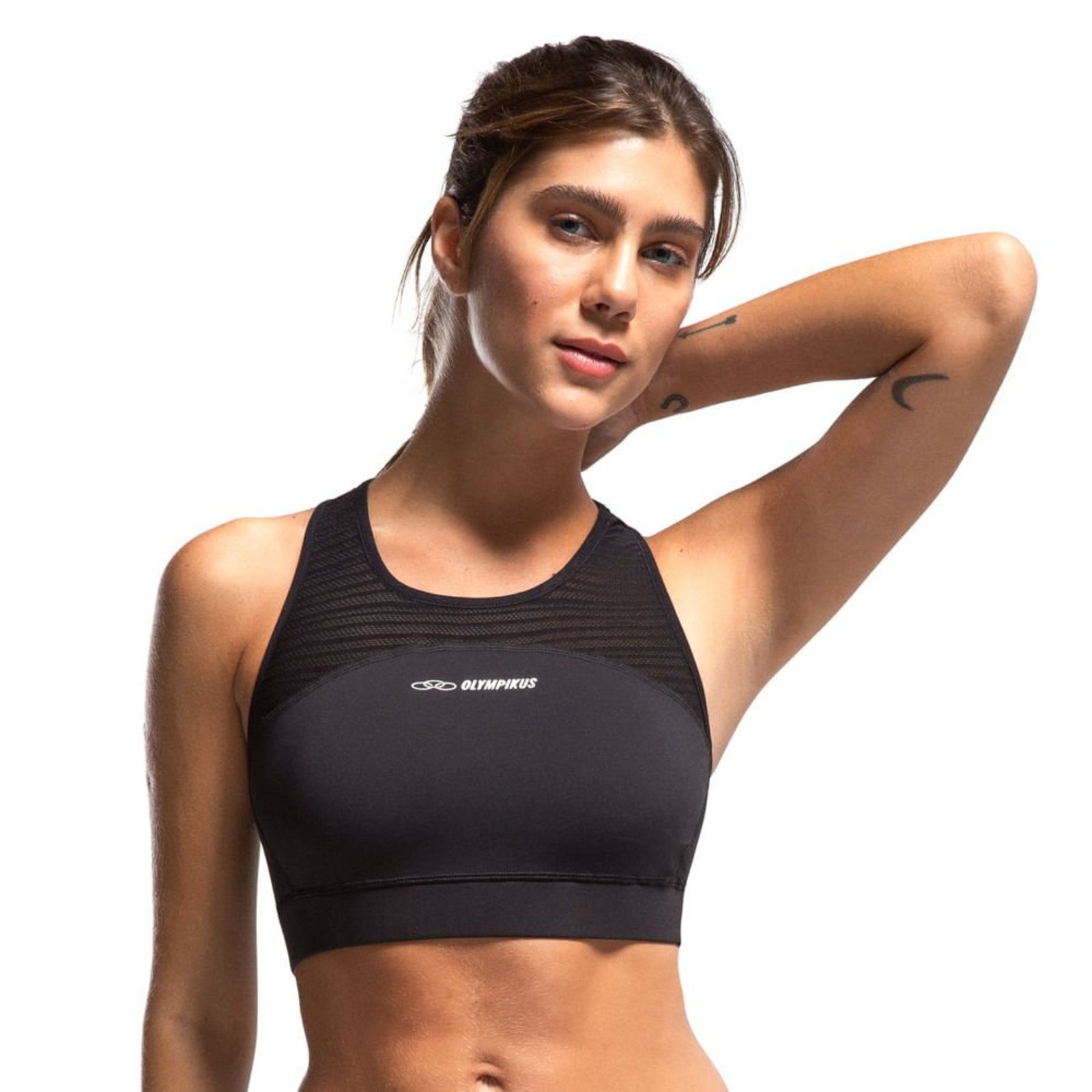 Vista 2 Top Runner Olympikus Feminino preto OLYMPIKUS preto