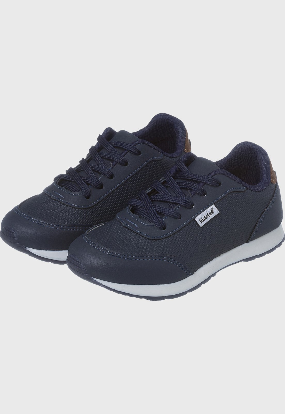Infantil – Tênis Escolar Masculino Marinho Jogging tep