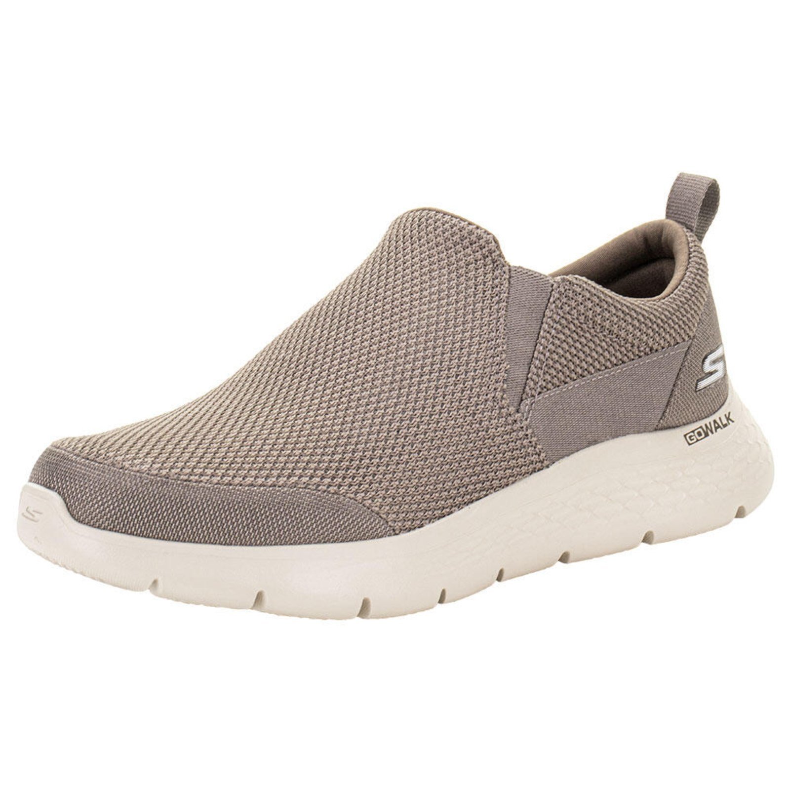 Vista 2 Tênis Masculino Go Walk Flex Skechers 894343Br 5674343 bege Skechers bege