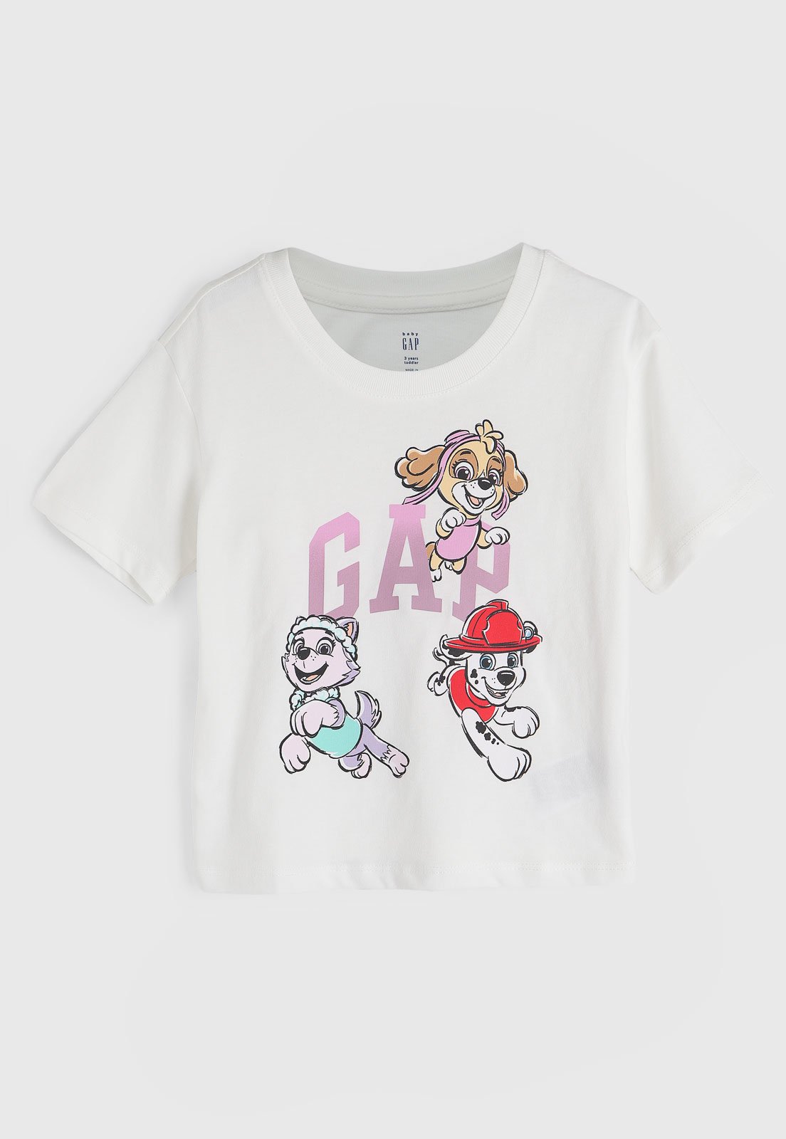 Camiseta GAP Patrulha Canina Branca