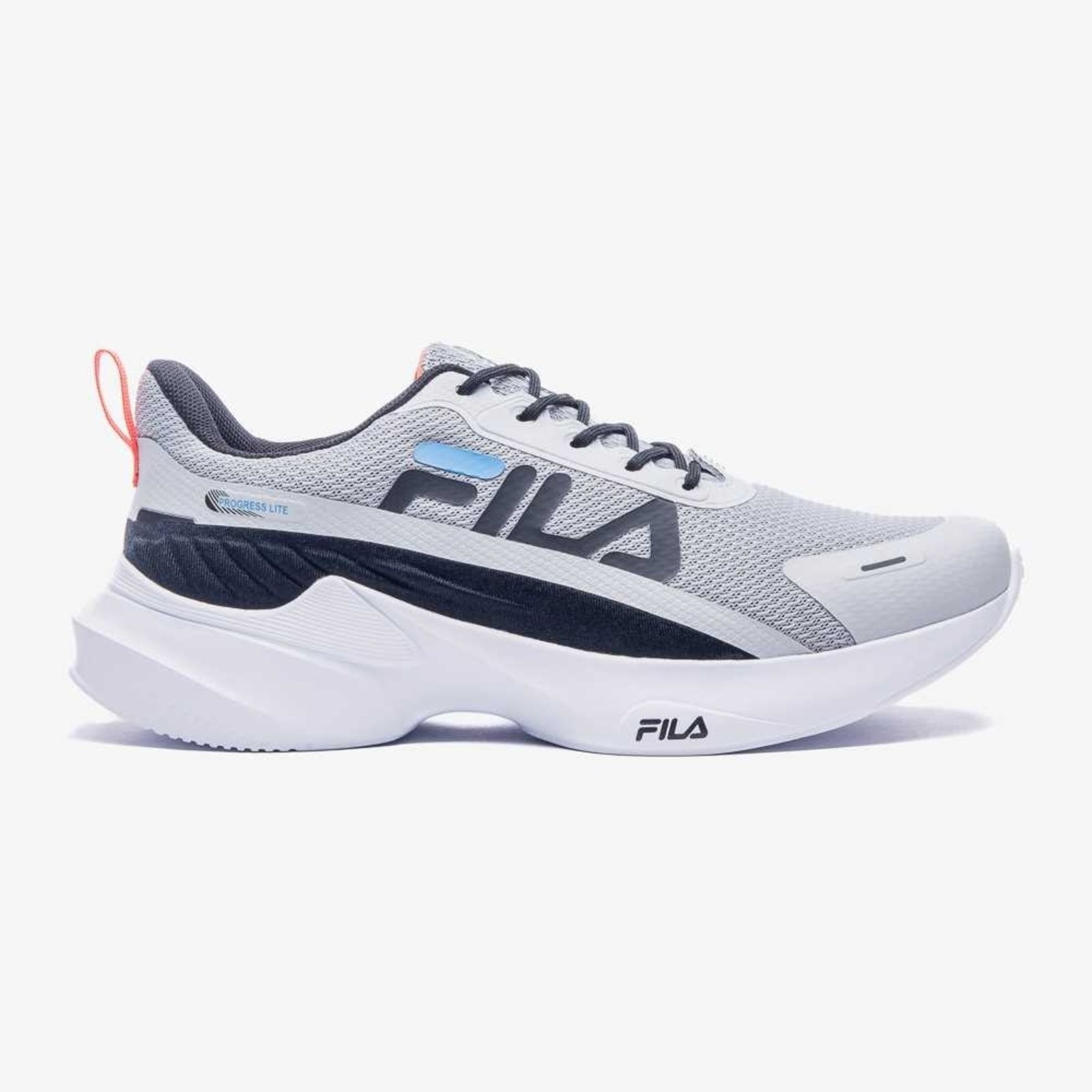 Vista 2 Tênis Masculino Fila Progress Lite cinza Fila cinza