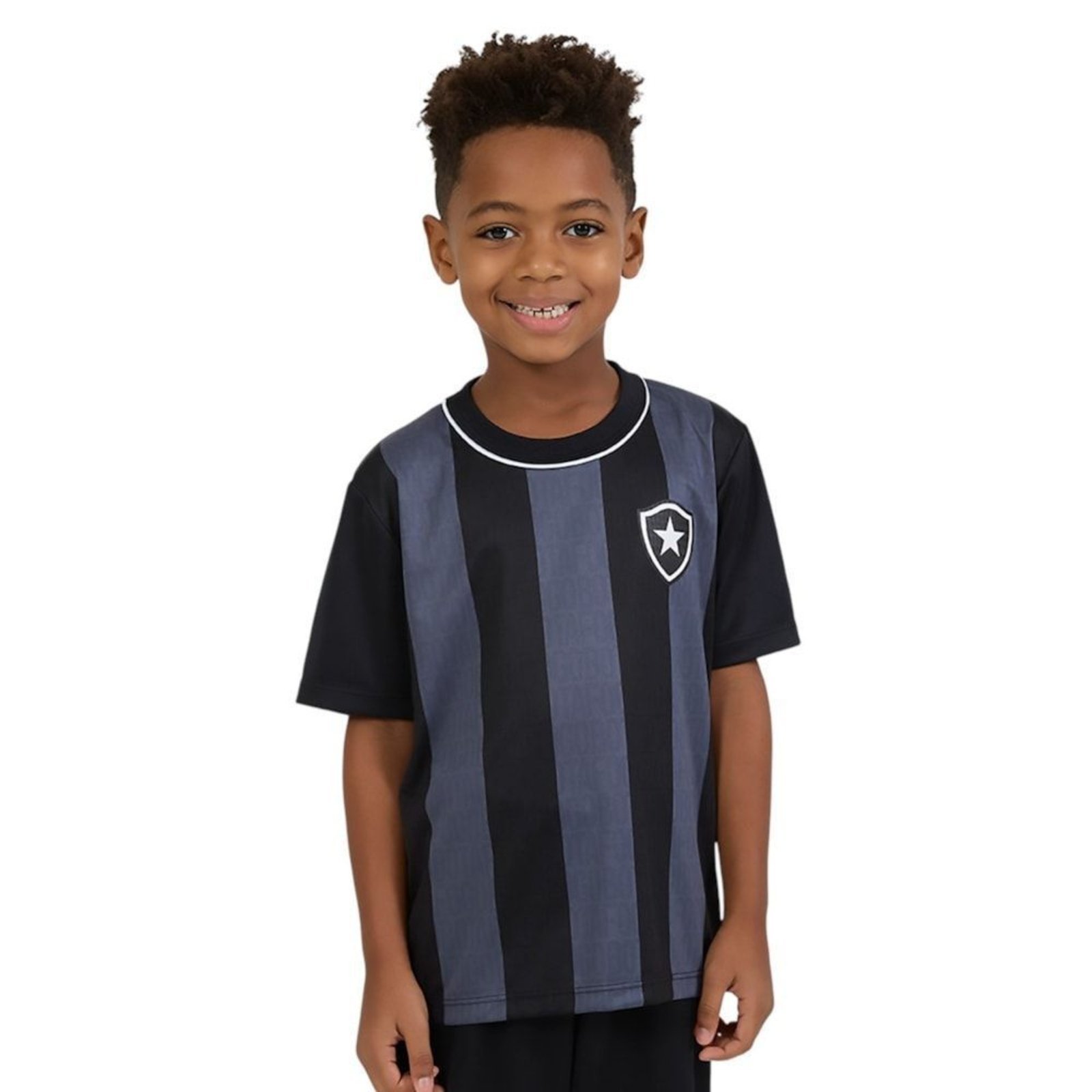 Infantil - Camisa Braziline Botafogo Intenso - Preto - braziline