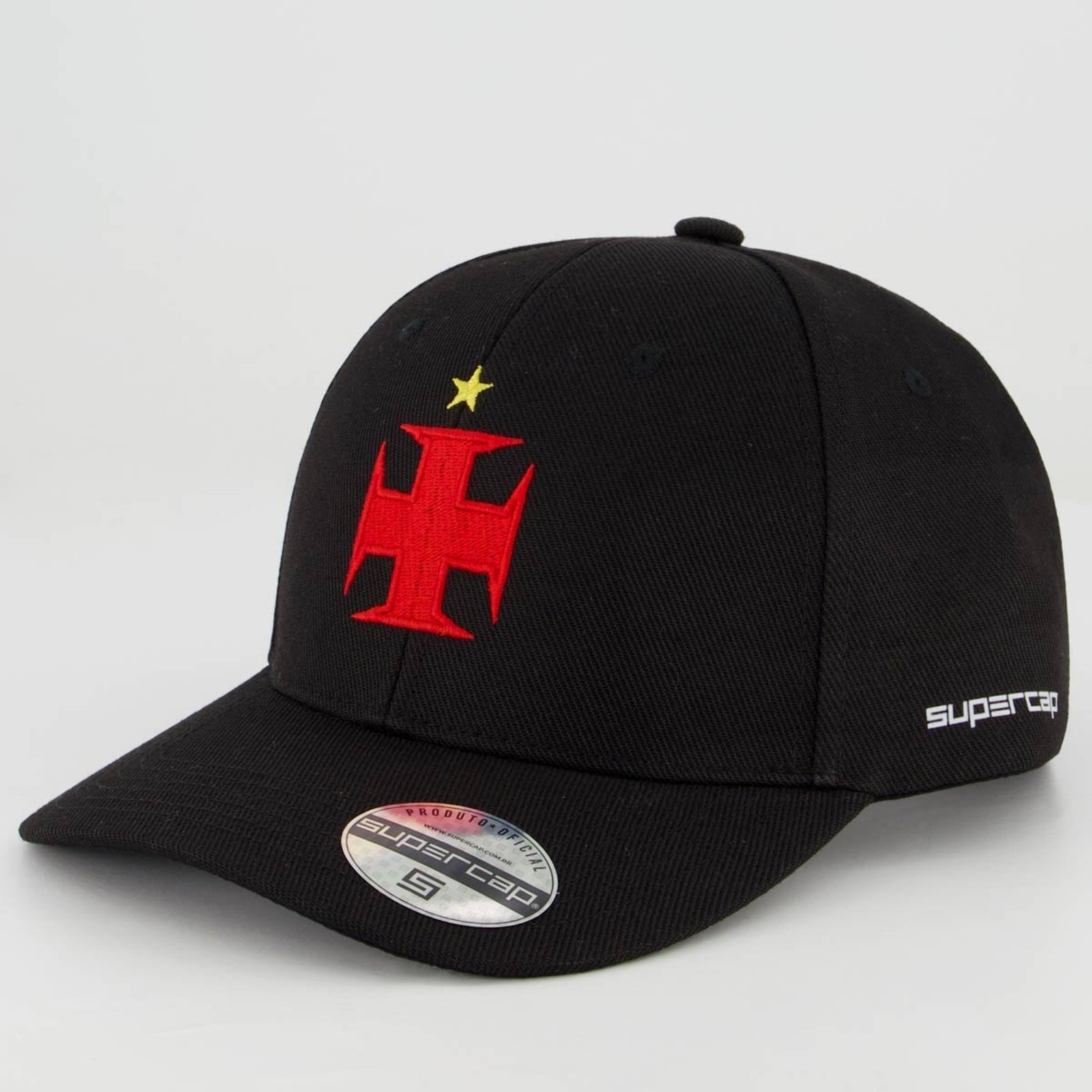 Boné Vasco Escudo Camisas Negras Preto
