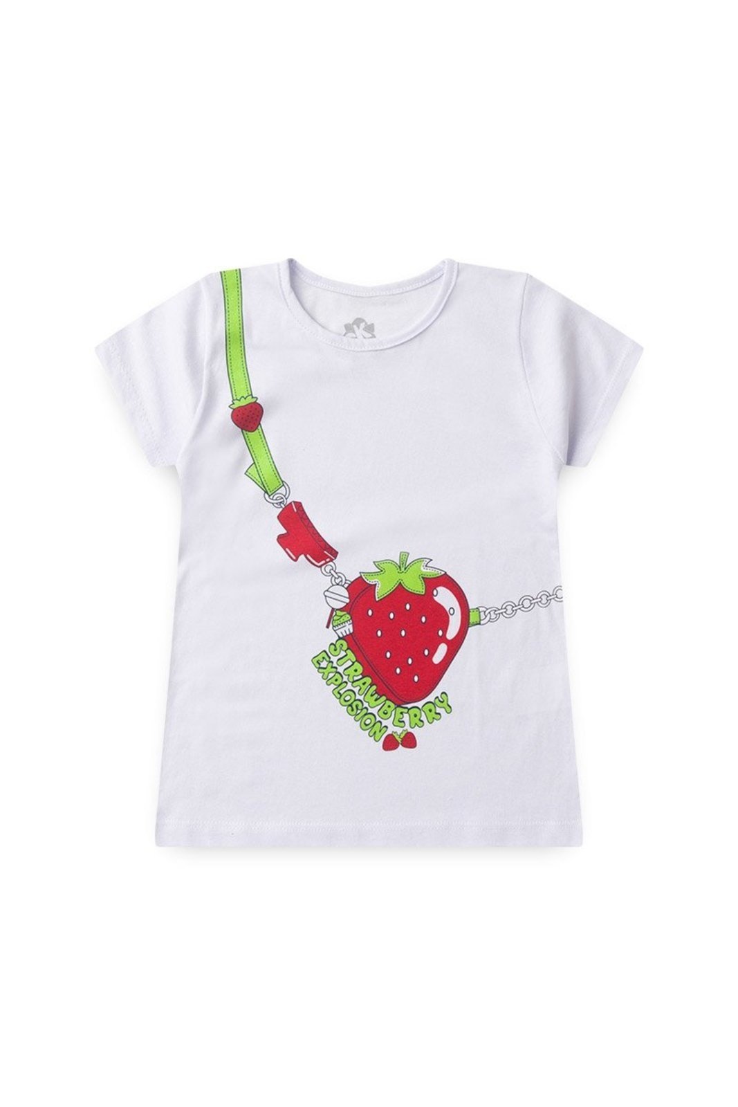 Infantil – Conjunto para Menina Blusa e Shorts Strawberry – GKS