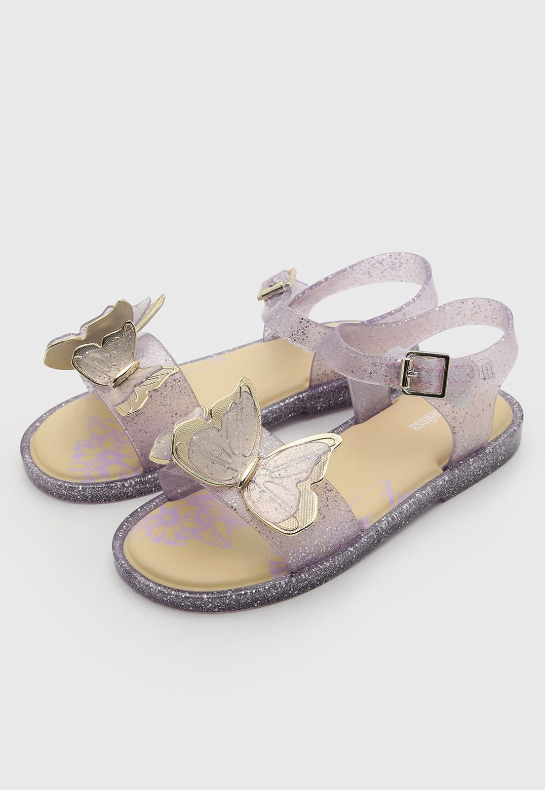Infantil - Sandália Mini Melissa Borboleta Lilás