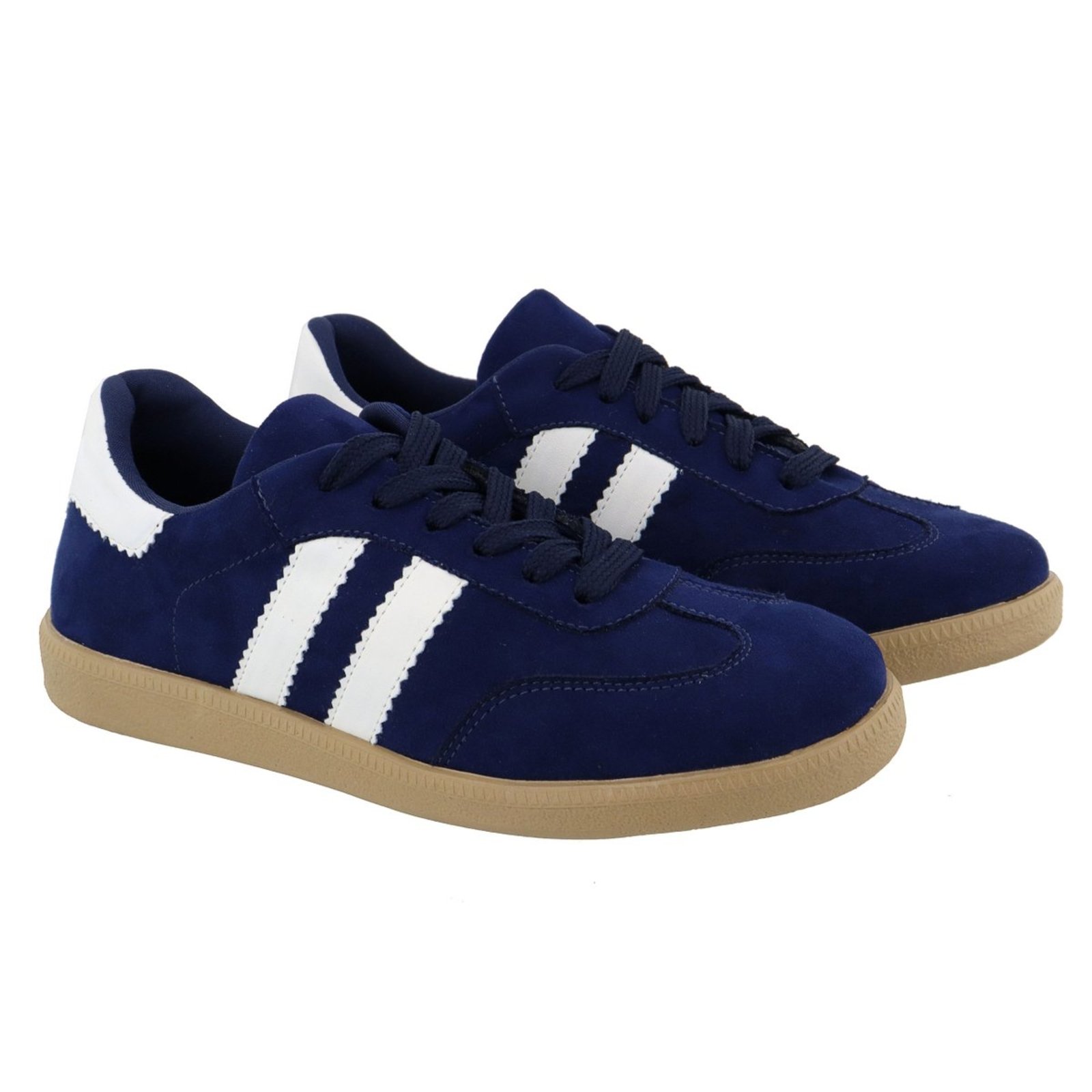 Tênis Feminino Casual Retro Estiloso e Confortável Lançamento Azul