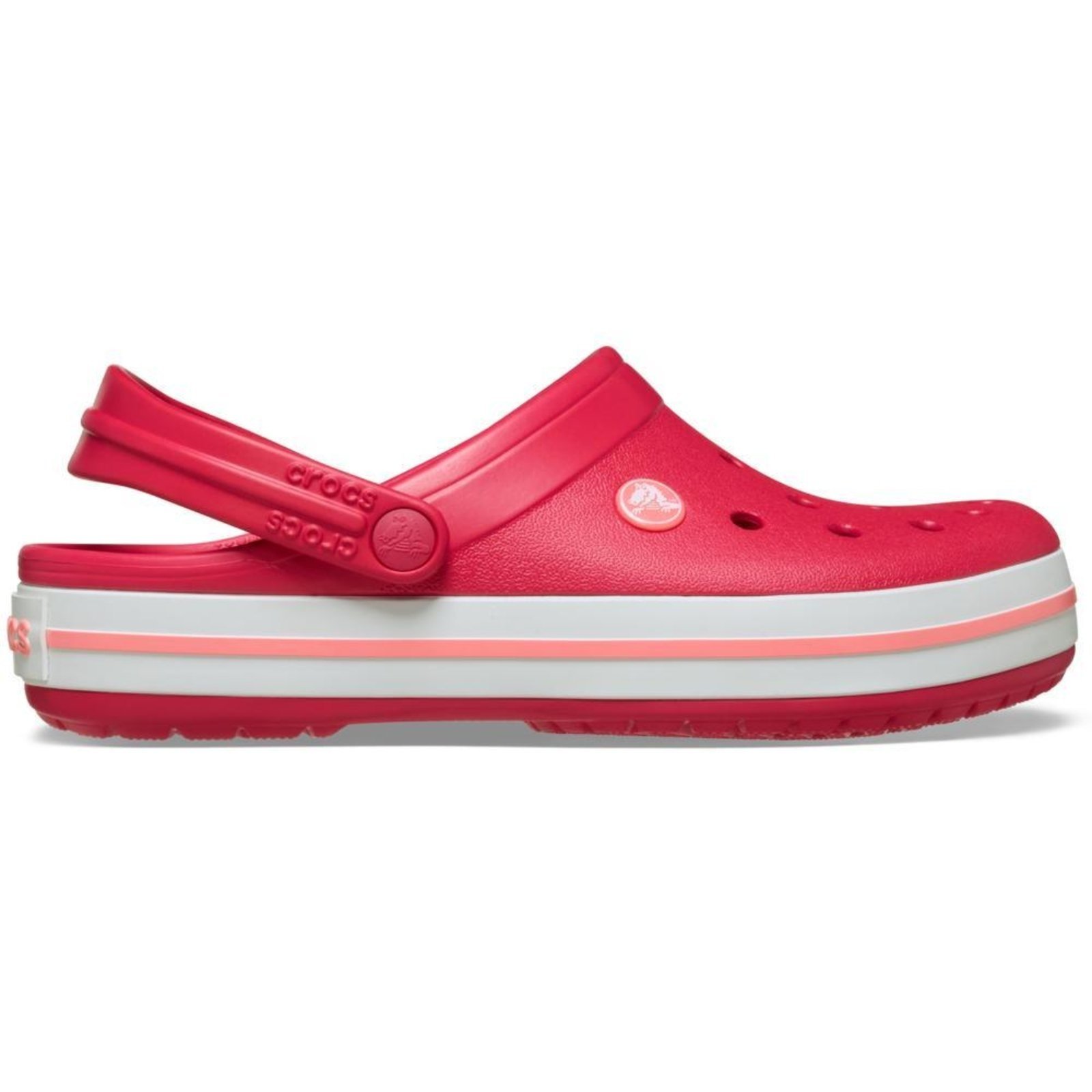 Vista 2 Sandália Crocs Crocband Clog Digital Raspberry vermelho Crocs vermelho