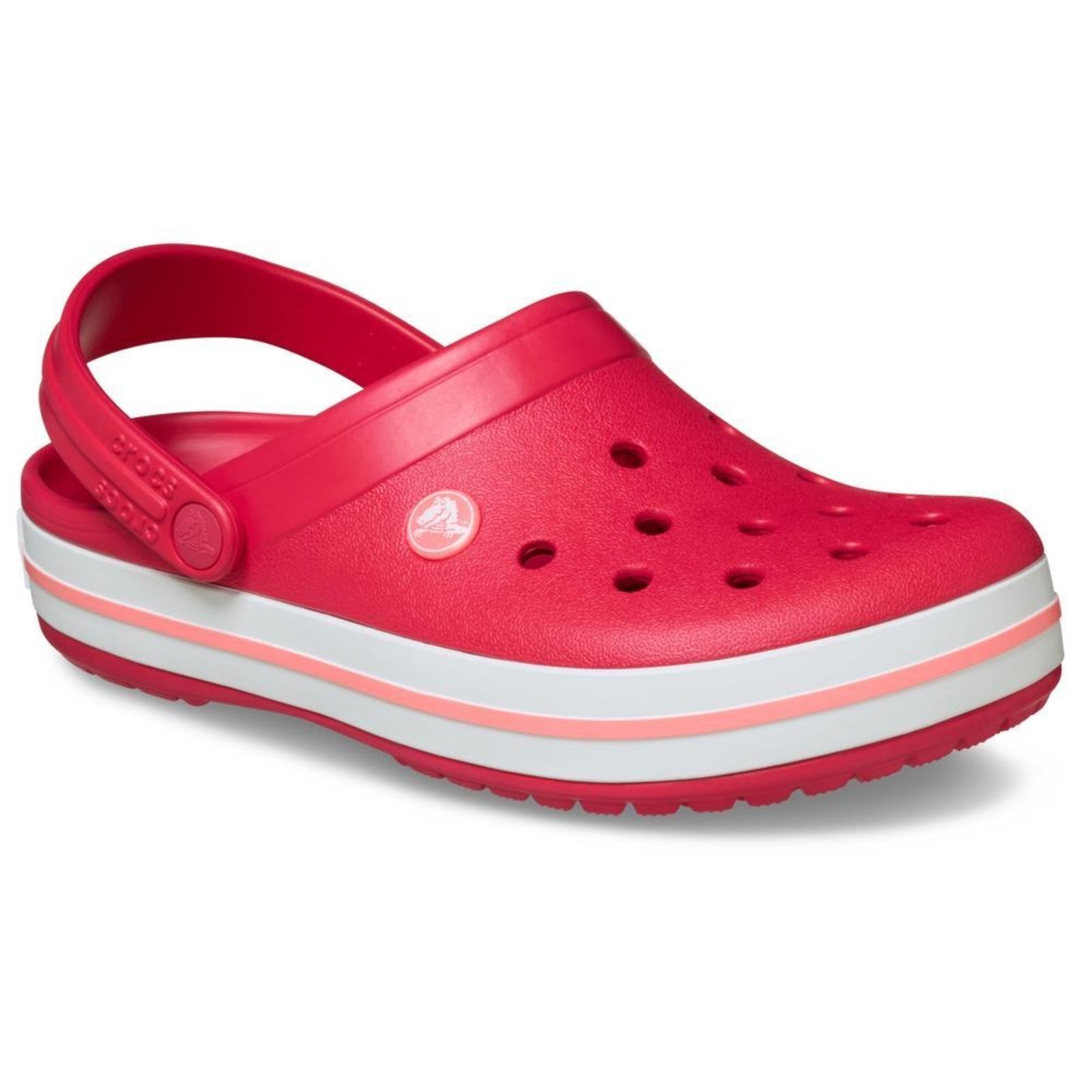 Vista 3 Sandália Crocs Crocband Clog Digital Raspberry vermelho Crocs vermelho