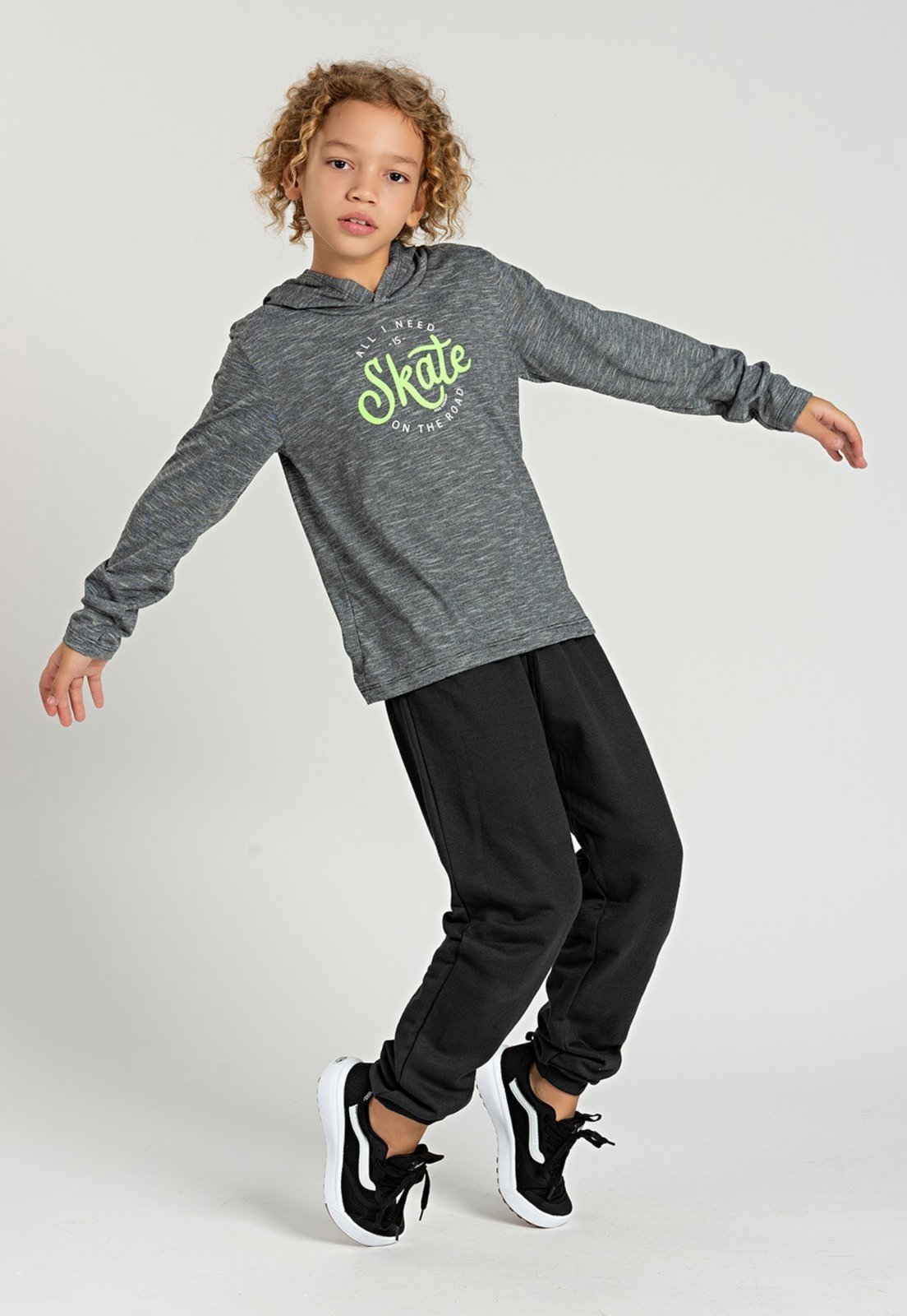 Infantil – Conjunto Preto Skate Boys