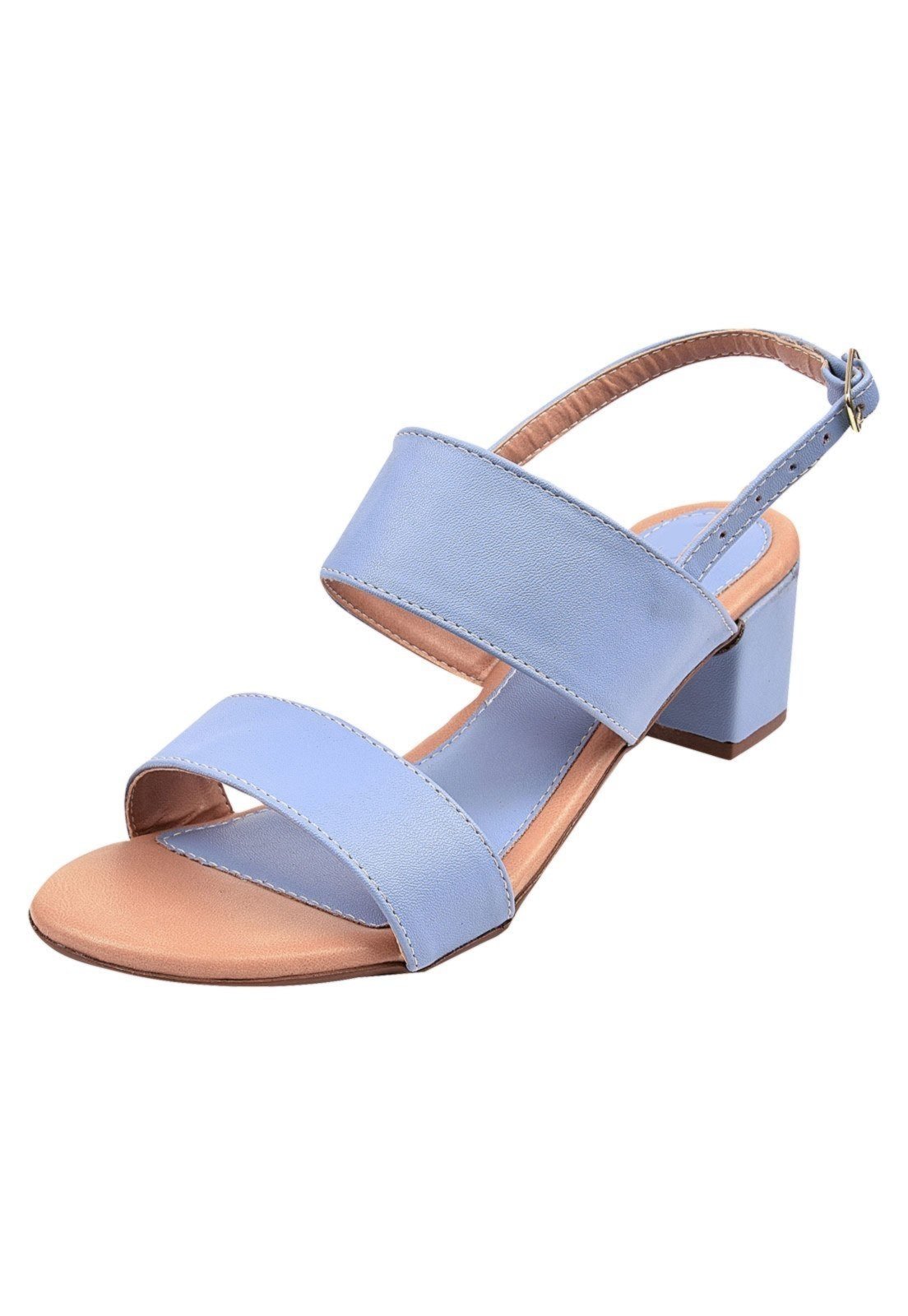 Sandália Donna Santa Lisa Fosca Azul Claro