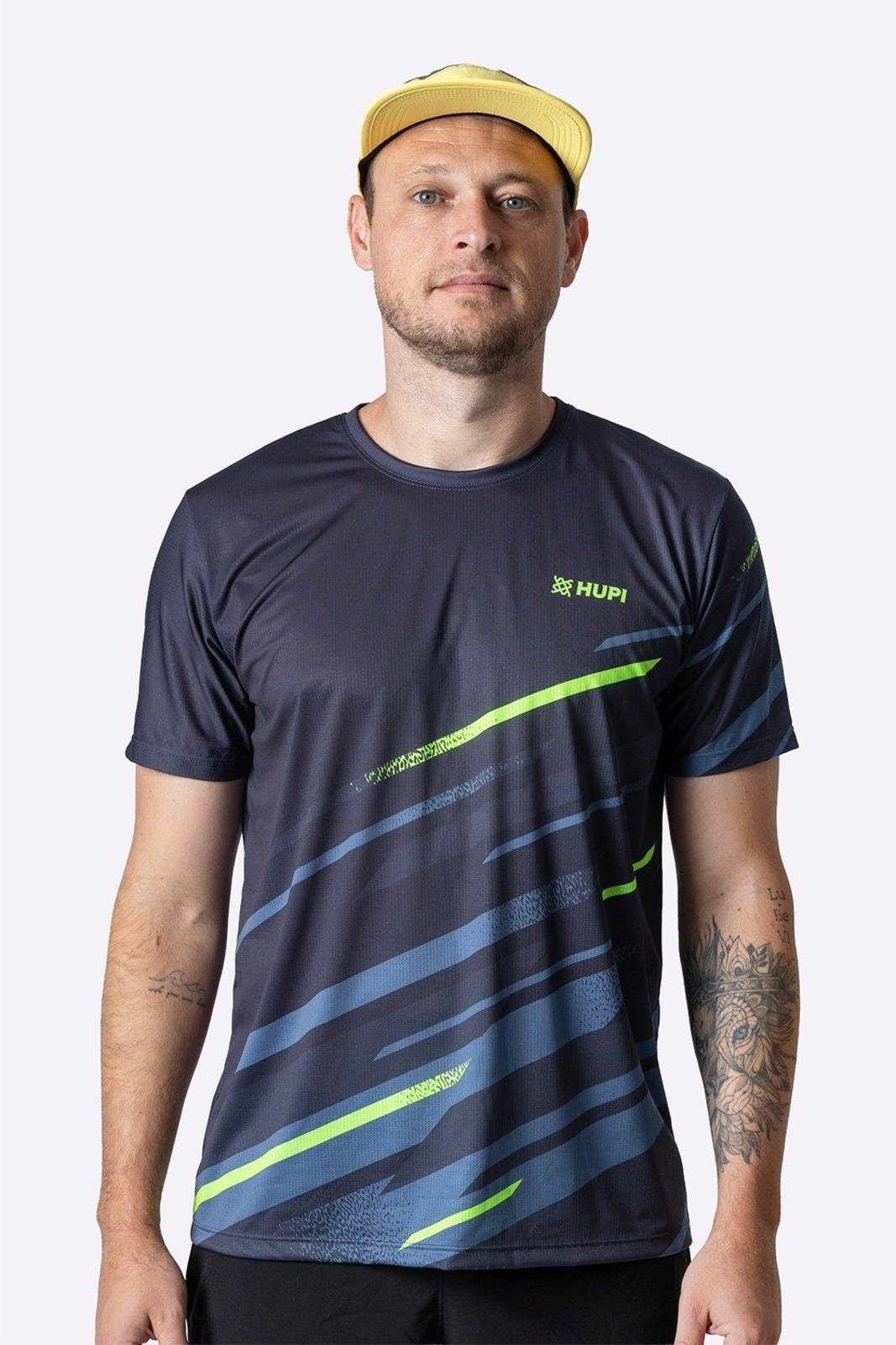 Camiseta Dry Fit HUPI Ignite Masculina Cinza