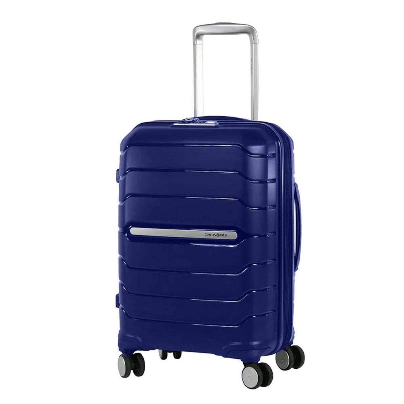 Vista 3 Mala De Bordo Samsonite Octolite Expansível Pequena Azul incolor azul Samsonite incolor azul