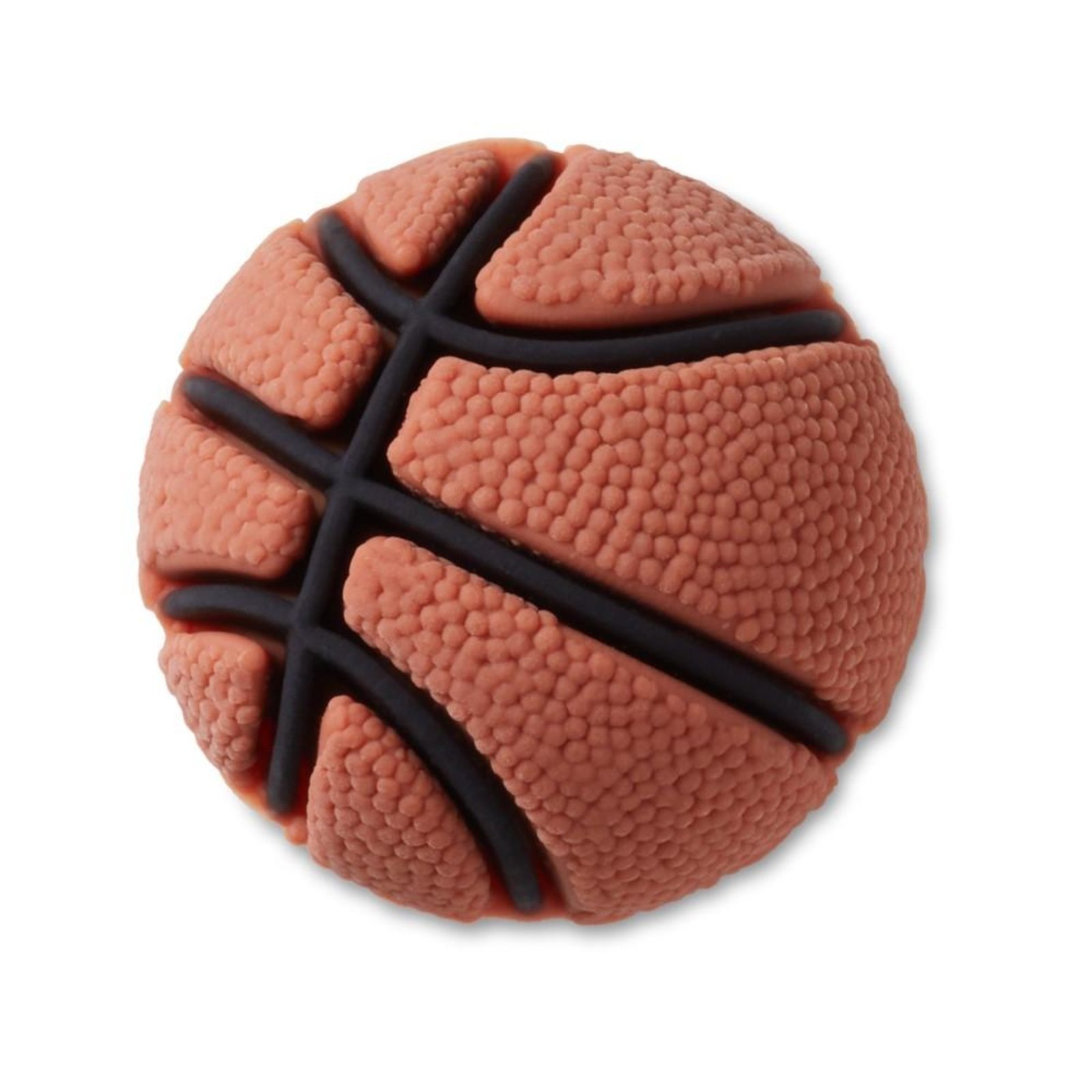Vista 2 Infantil - Jibbitz™ Bola de Basquetebol Texturizada Crocs branco