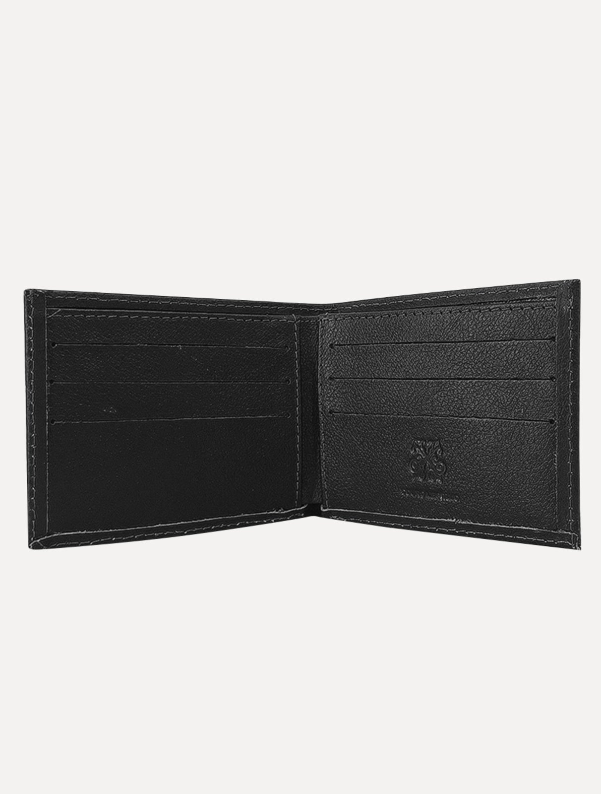 Vista 3 Carteira John John Masculina Couro Basic Down Logo Key preto John John preto