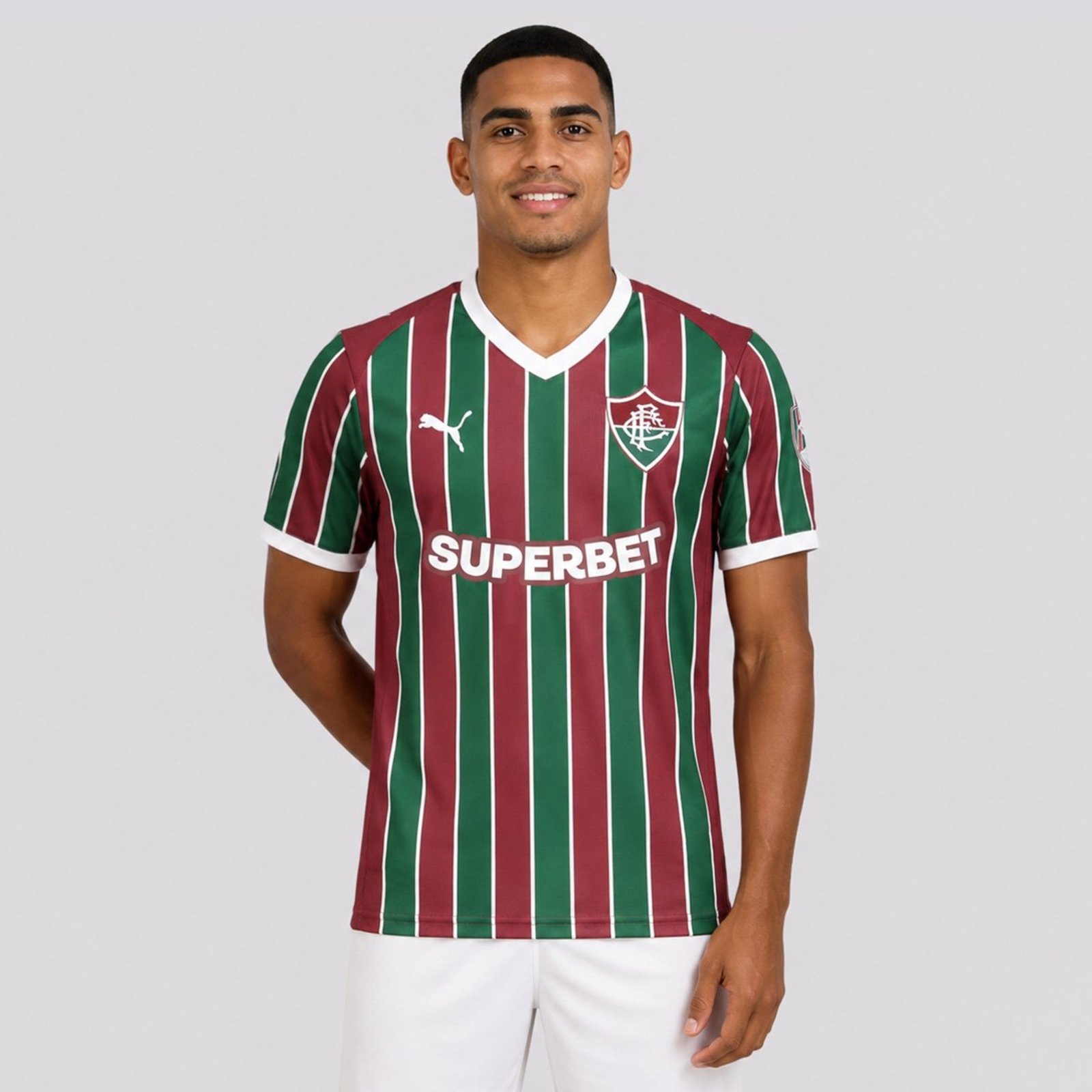 Camisa Puma Fluminense FC I 2026 Patch Libertadores