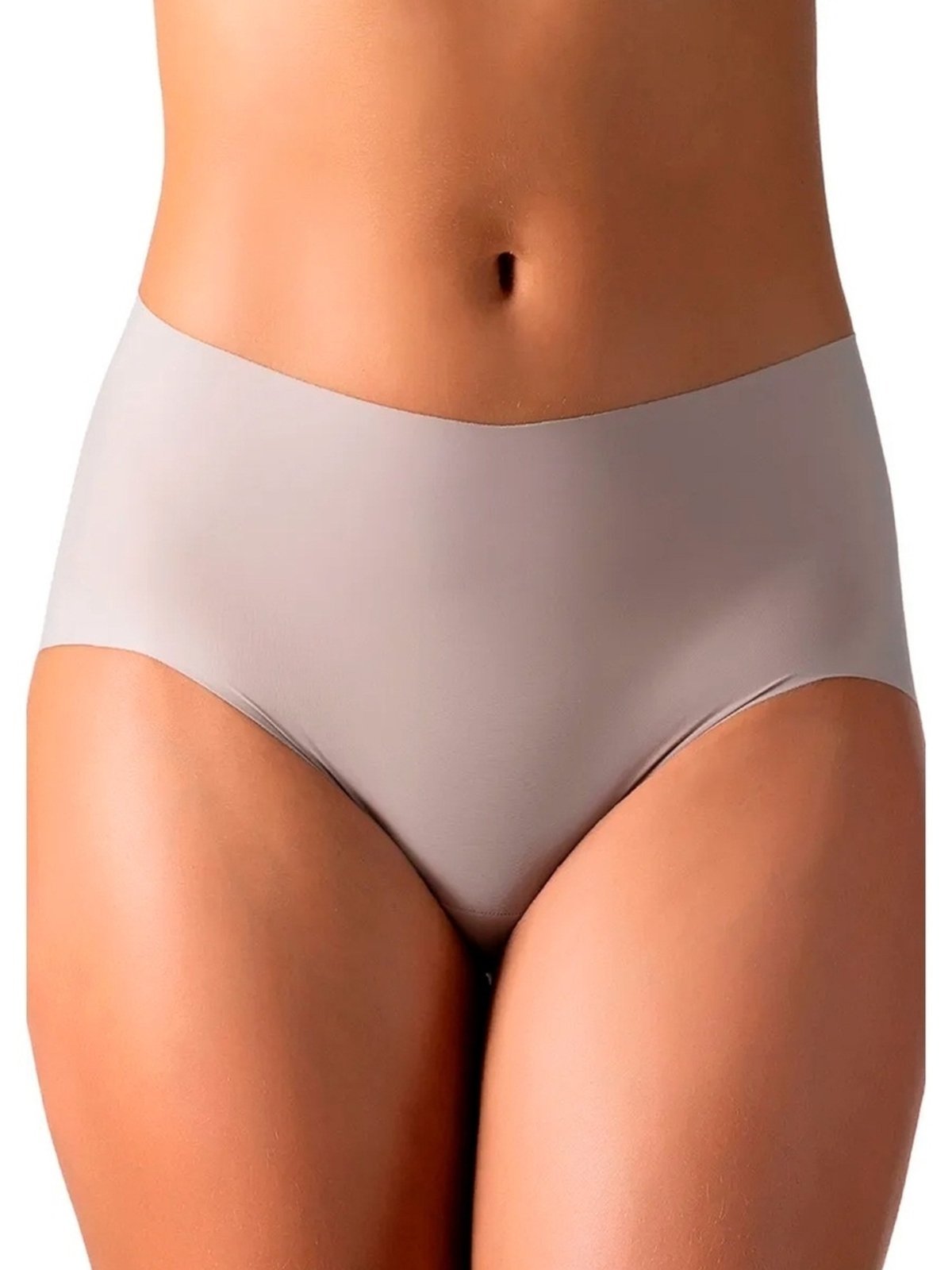Vista 3 Kit com 3 Calcinhas Caleçon Liz 50256 bege Liz bege