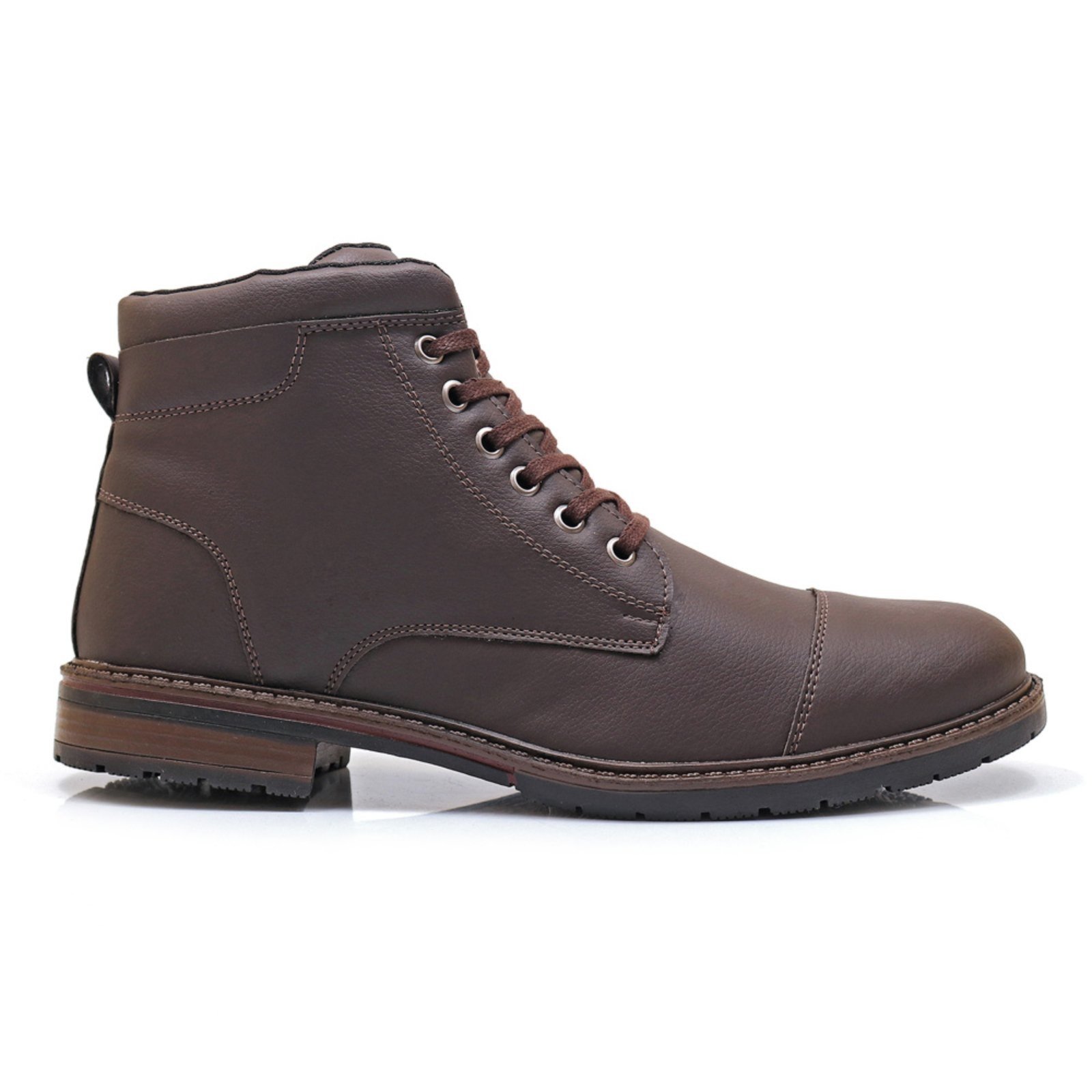 Bota Masculina Botina Captain Casual Café