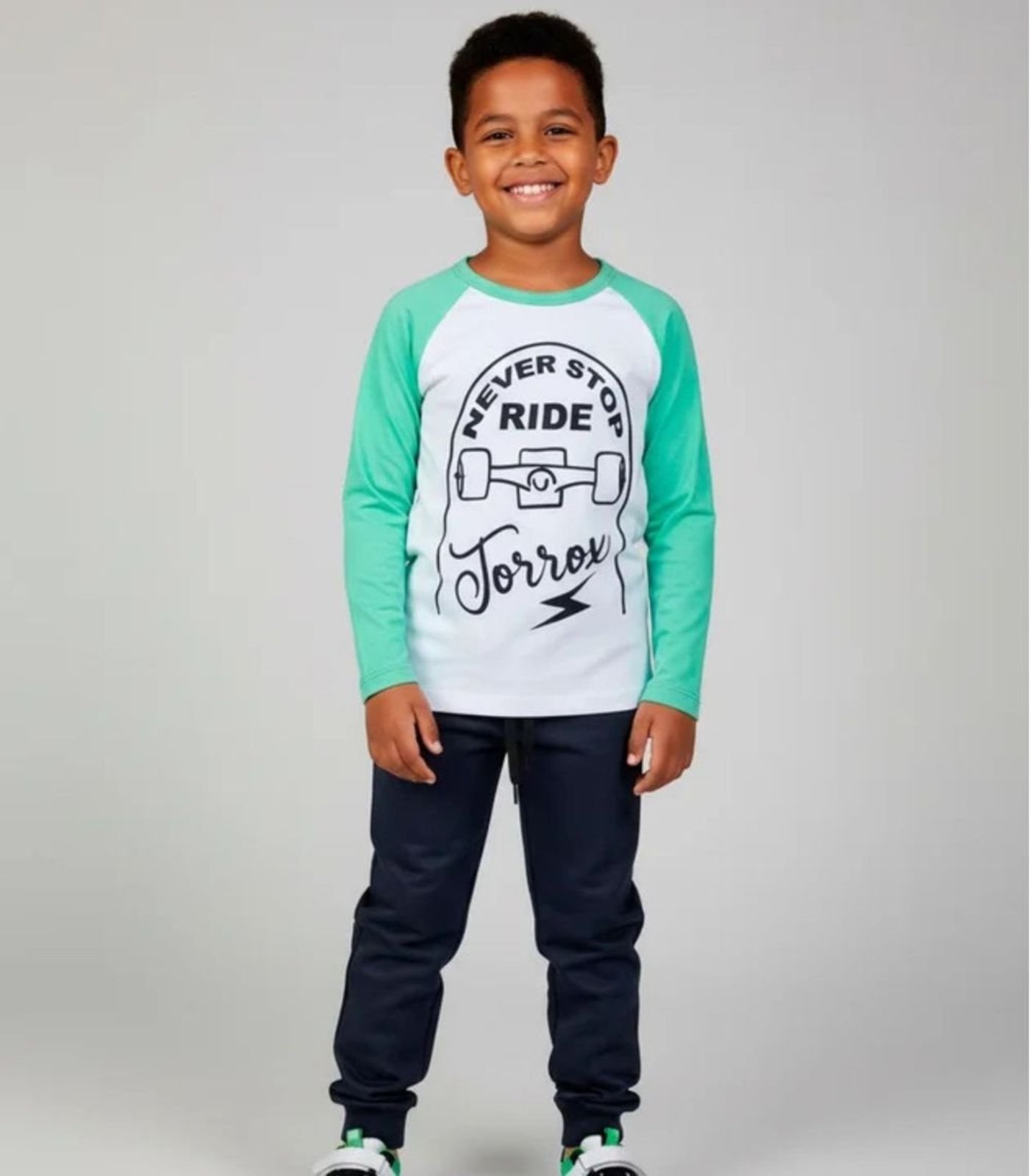 Infantil - Conjunto Menino Meia Estação Keki Boys Verde