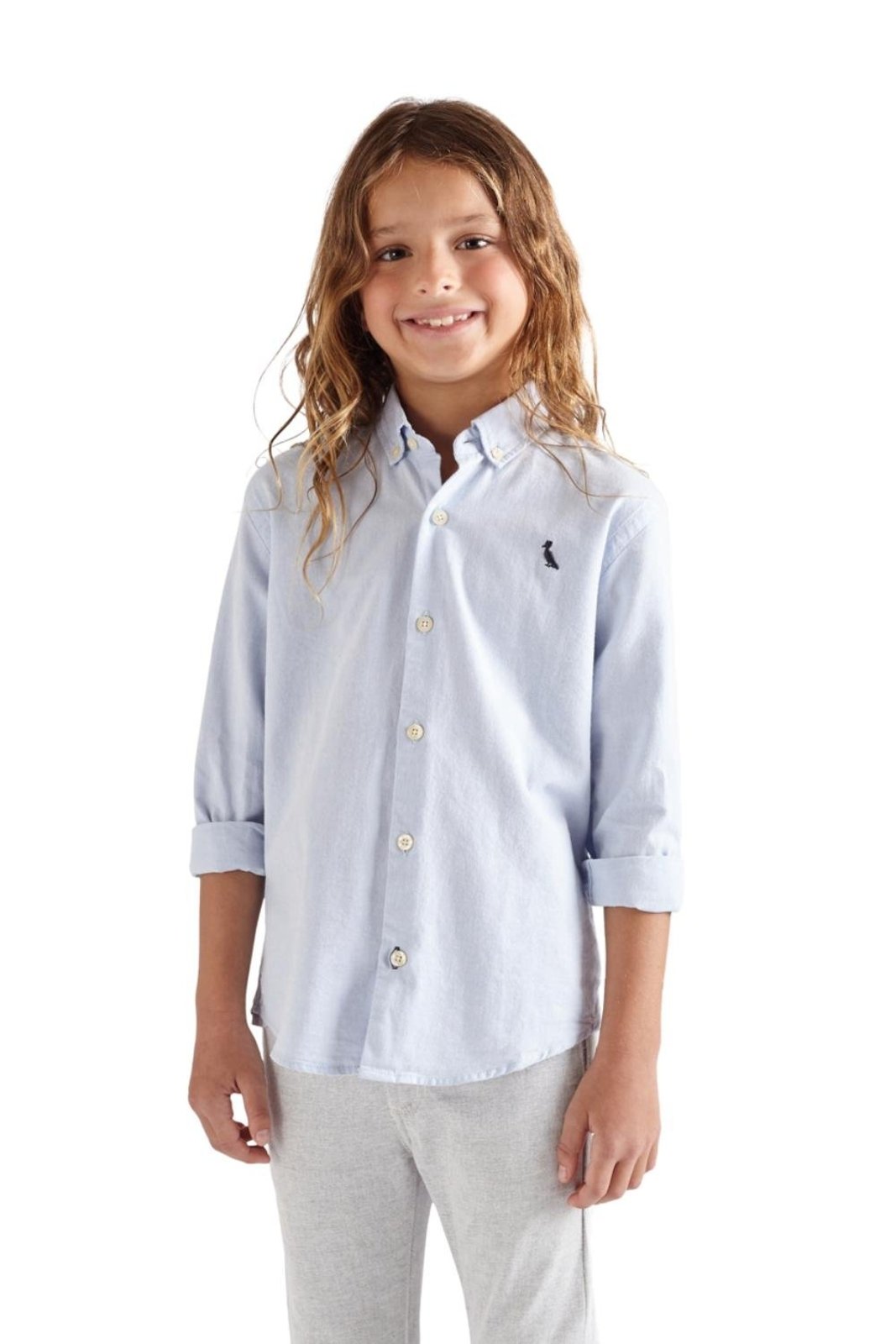 Infantil - Camisa Cont Ml Oxford Reserva Mini