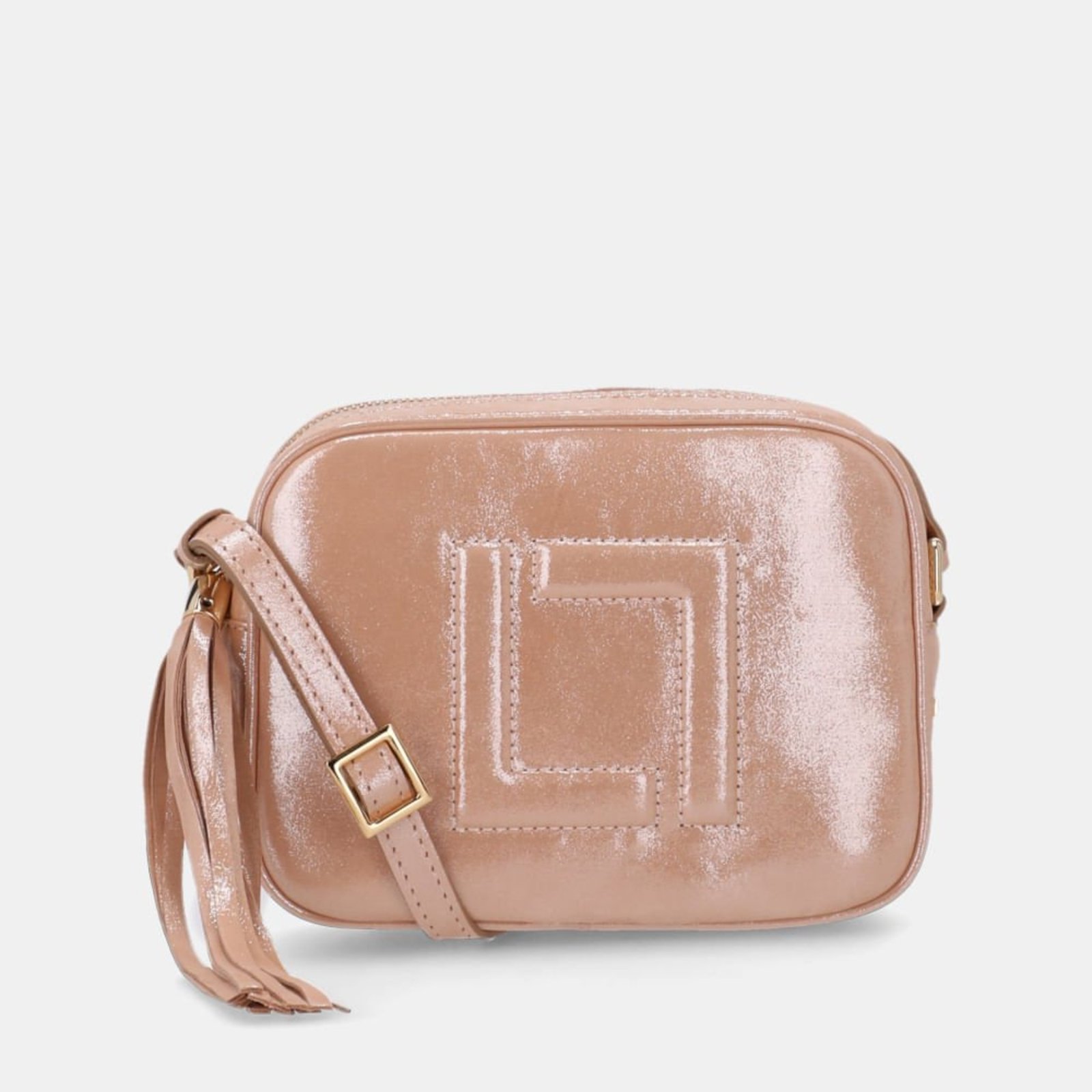 Bolsa Ellie Tiracolo Pequena Puntini Bege - 10004962 Luz da Lua