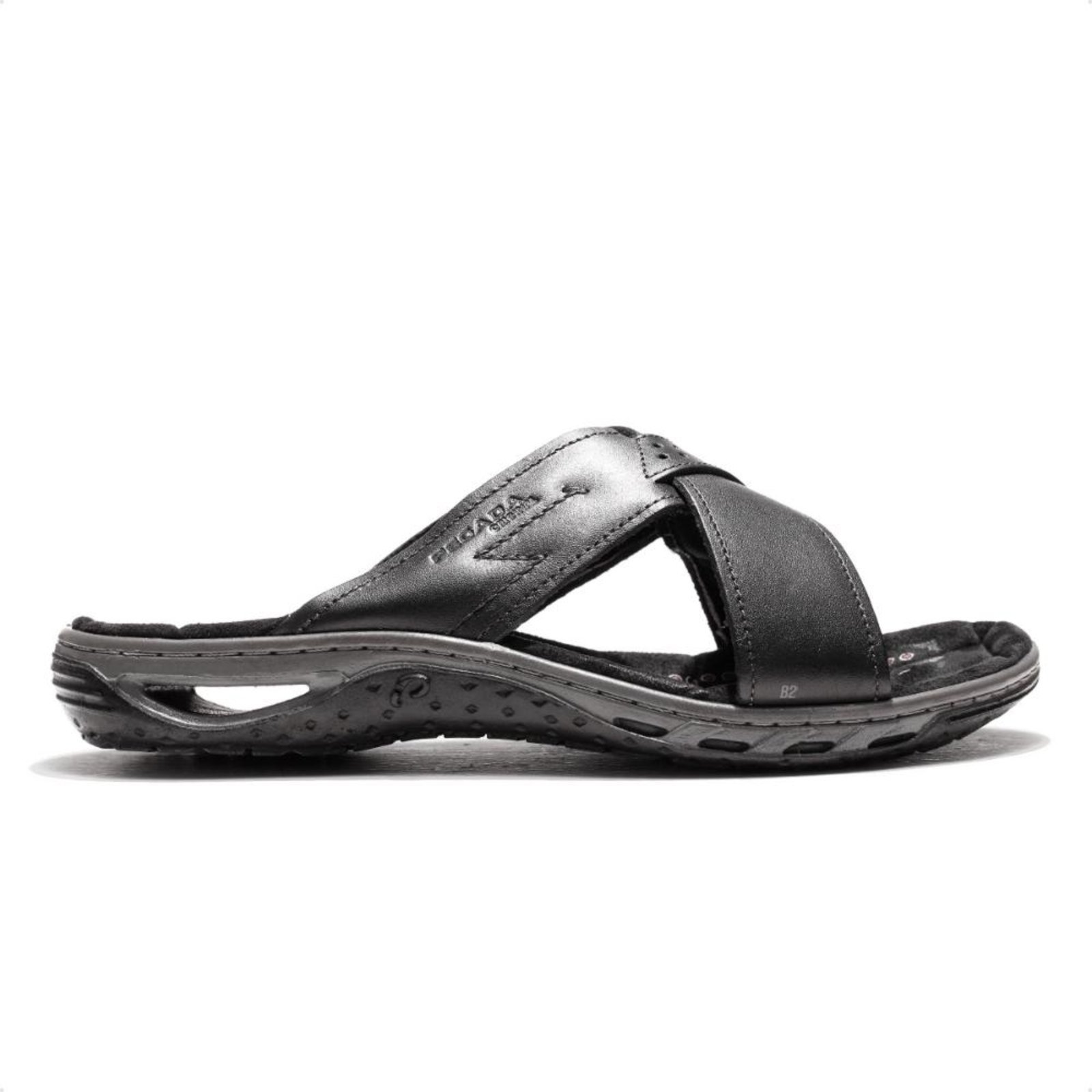 Chinelo Pegada Tiras Masculino Preto