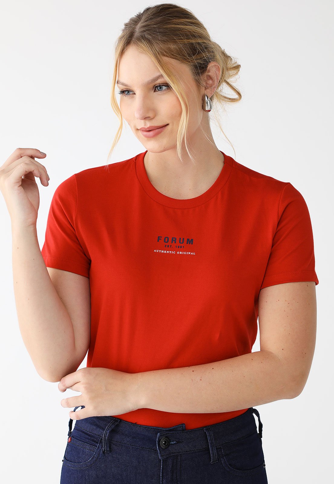 Camiseta Forum Slim Logo — foto 4