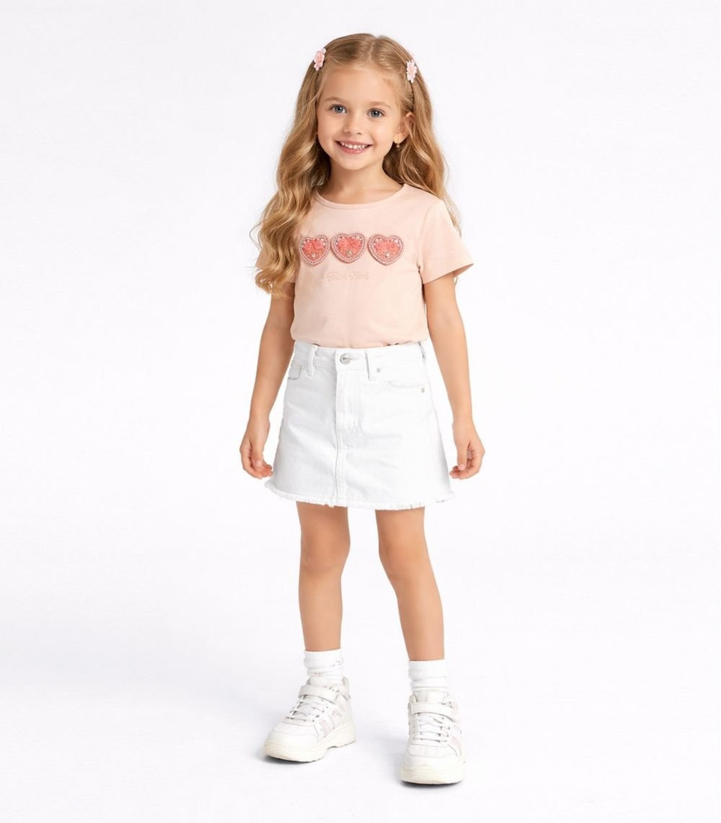 Infantil - Blusa Manga Curta Trick Nick Rosa