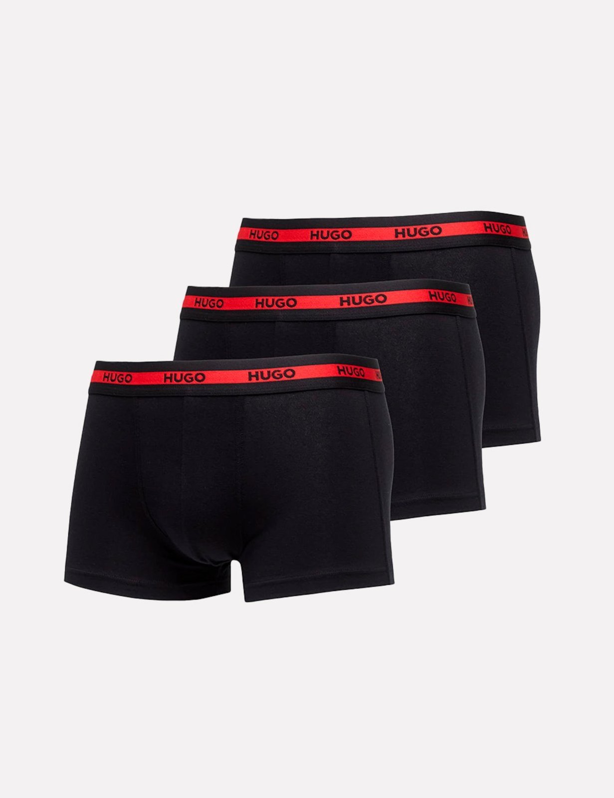 Kit Cueca Hugo Boss Masculino Trunk Triplet Planet Preta
