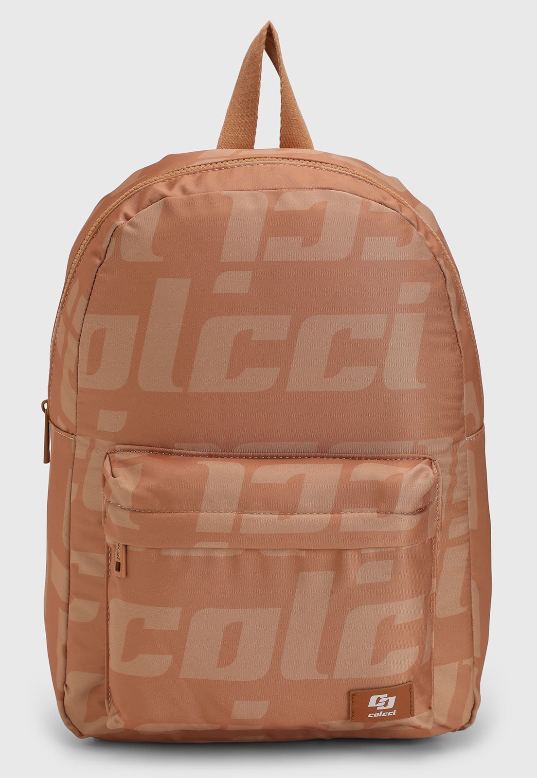 Mochila Feminina Colcci Monograma Caramelo