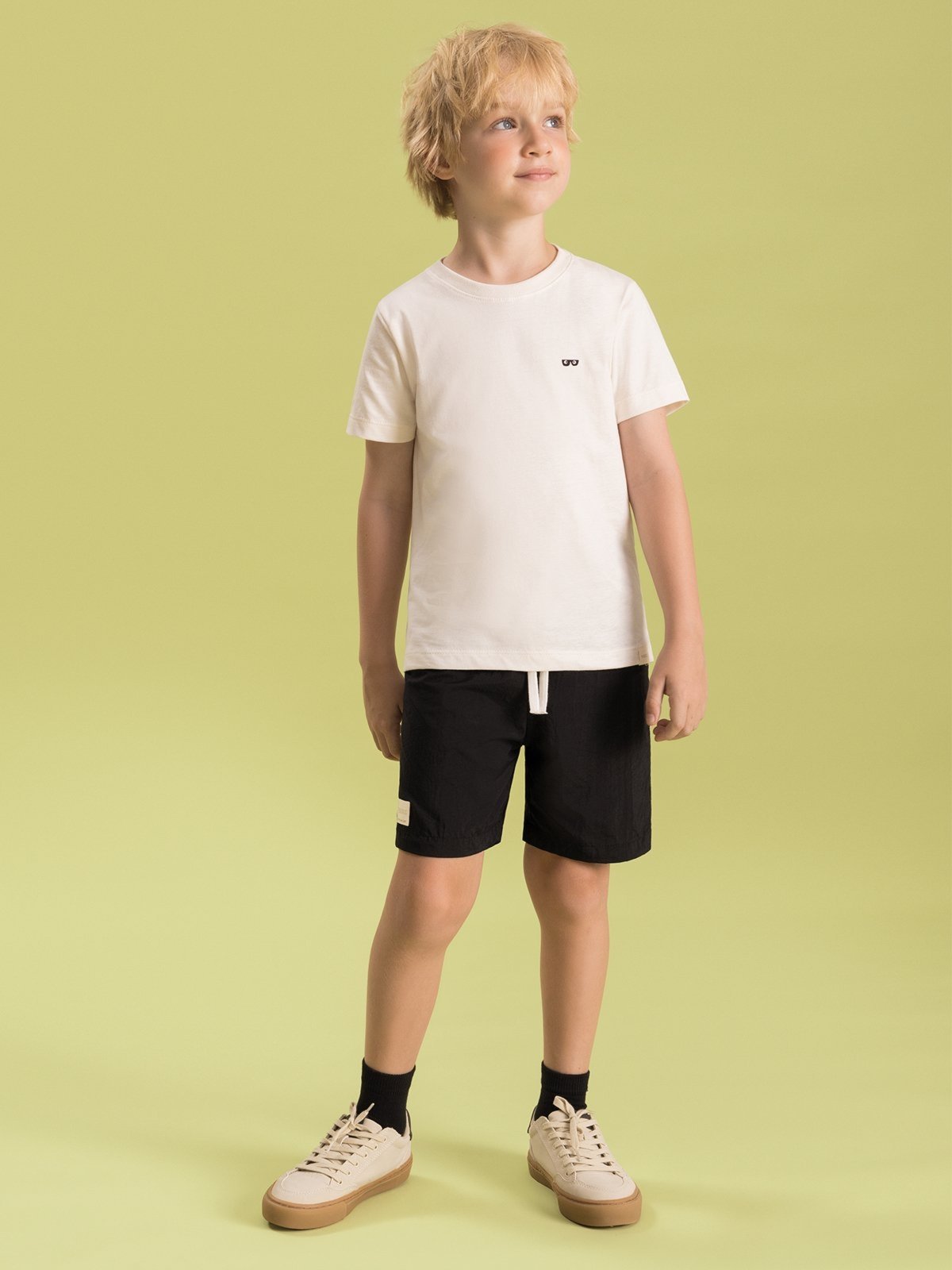 Infantil – Conjunto Menino Bugbee Camiseta e Bermuda Tactel