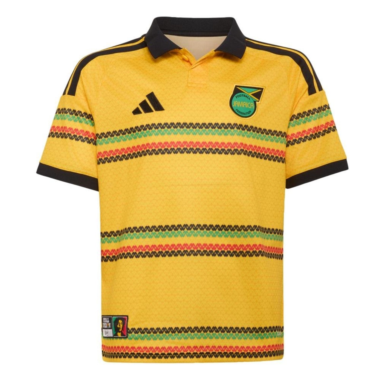 Infantil - Camisa I Jamaica 26 x Bob Marley adidas Performance Amarelo