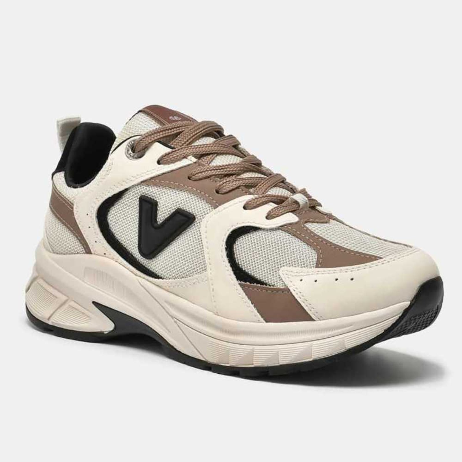 Vista 3 Tênis Feminino Via Marte Casual Conforto bege VIA MARTE bege