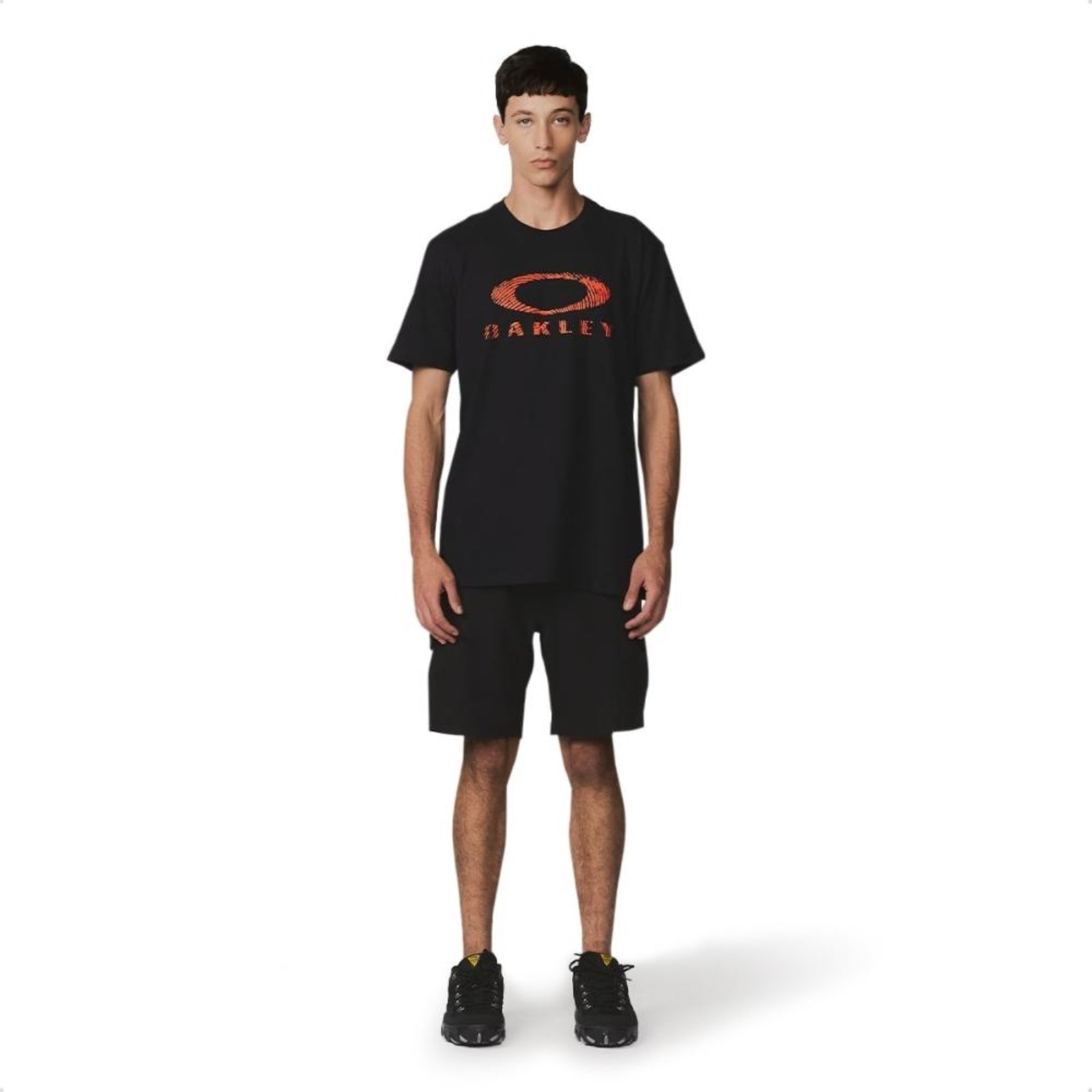 Camiseta Oakley Masculina Ellipse Fingerprint SS Tee Preto