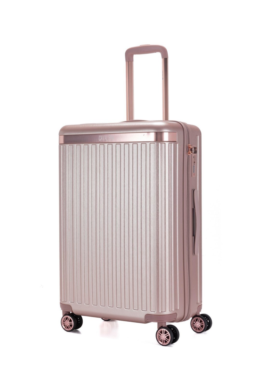Vista 3 Kit Com 3 Mala Cavalera Pequena Média Grande Feminino Espaçosa Reforçada Viagem Passeio Casual Moderna branco Cavalera branco