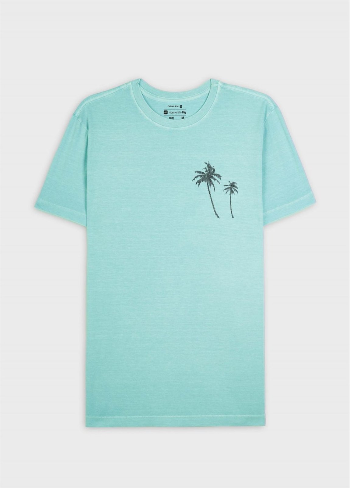 T-shirt slim stone coqueiro gaze OSKLEN