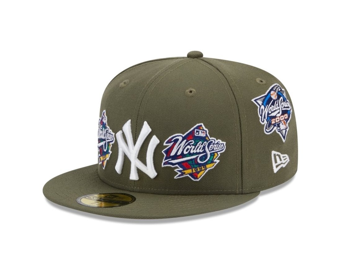 Bone New Era 59FIFTY New York Yankees Olive World Series?