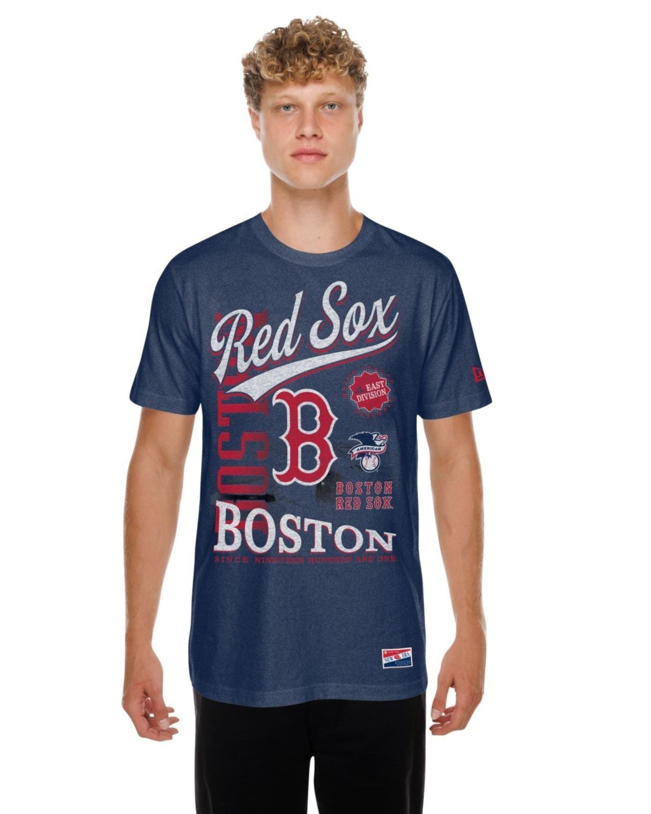 Vista 3 Camiseta New Era Regular Boston Red Sox Marinho azul marinho red new era azul marinho red