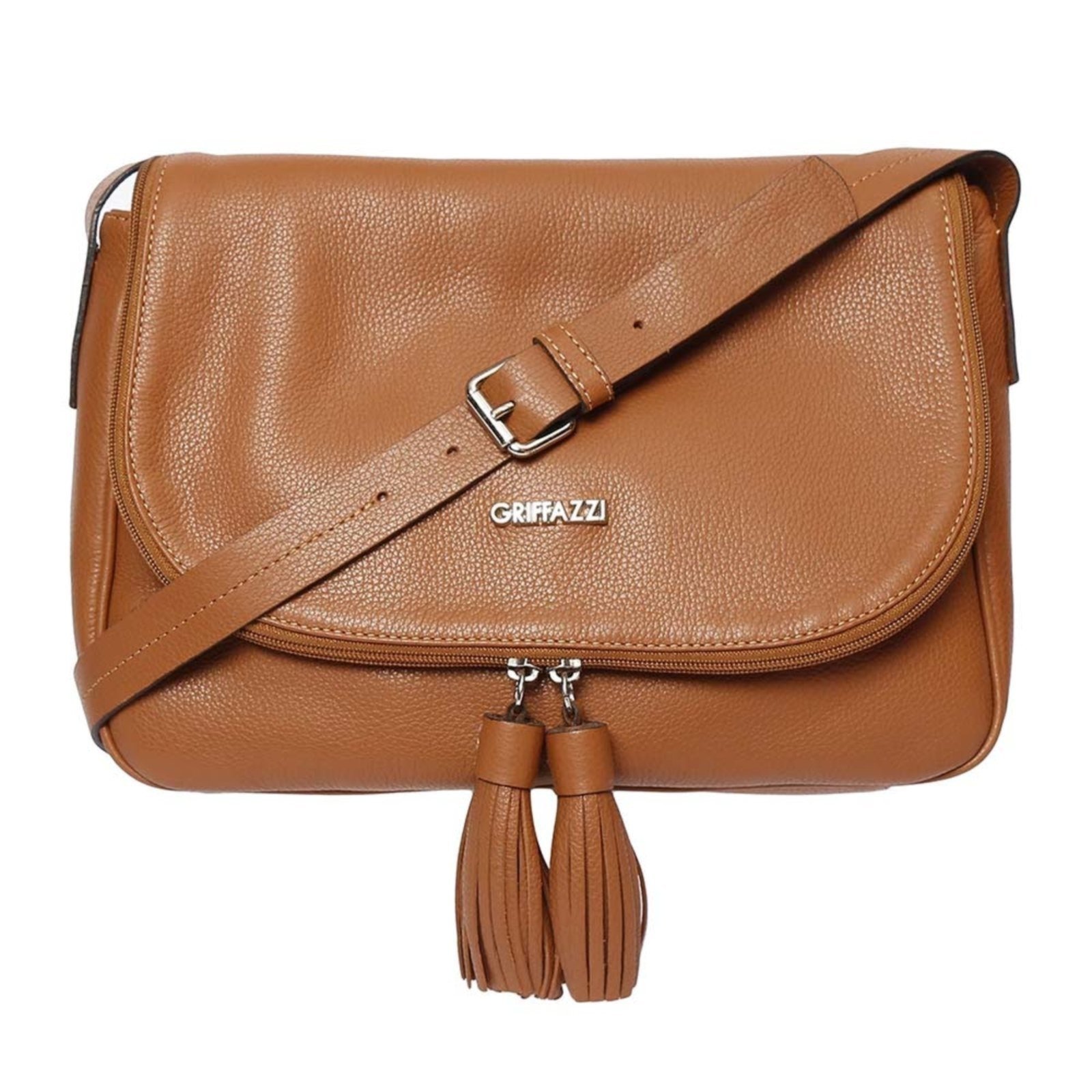 Bolsa Couro Griffazzi Caramelo