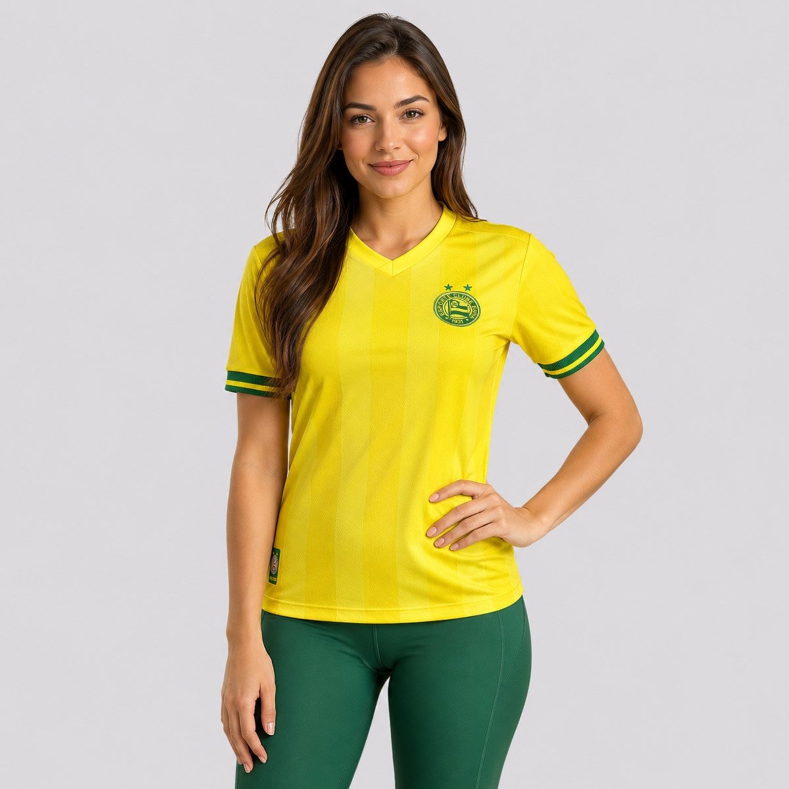 Camisa Bahia Dry Feminina Amarela