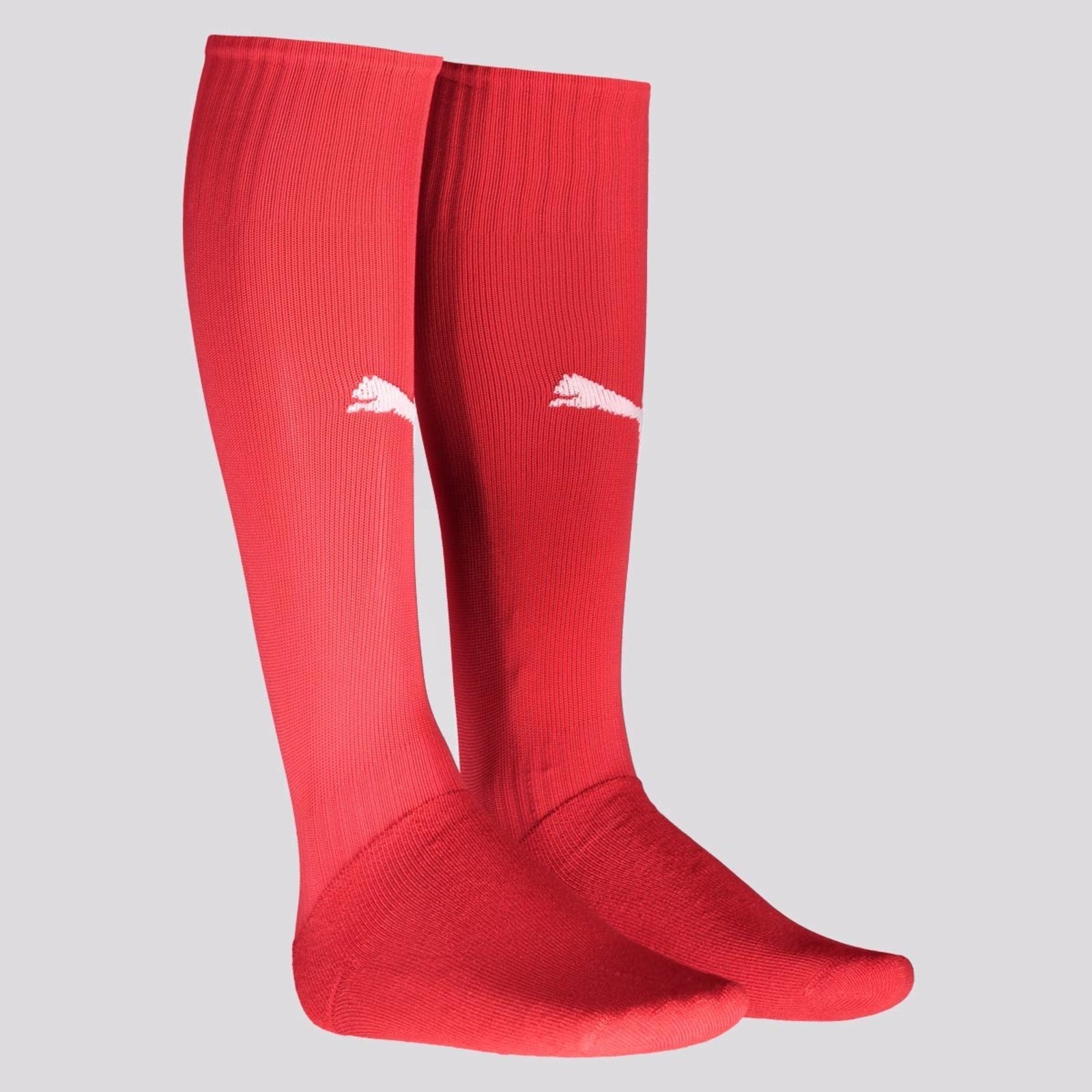 Vista 2 Meião Puma Liga Core vermelho Puma vermelho