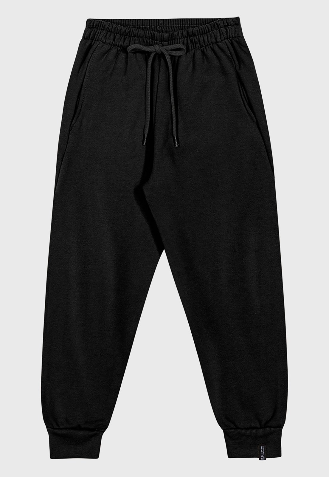 Infantil - Calça Elian Cintura Média Algodão Preta