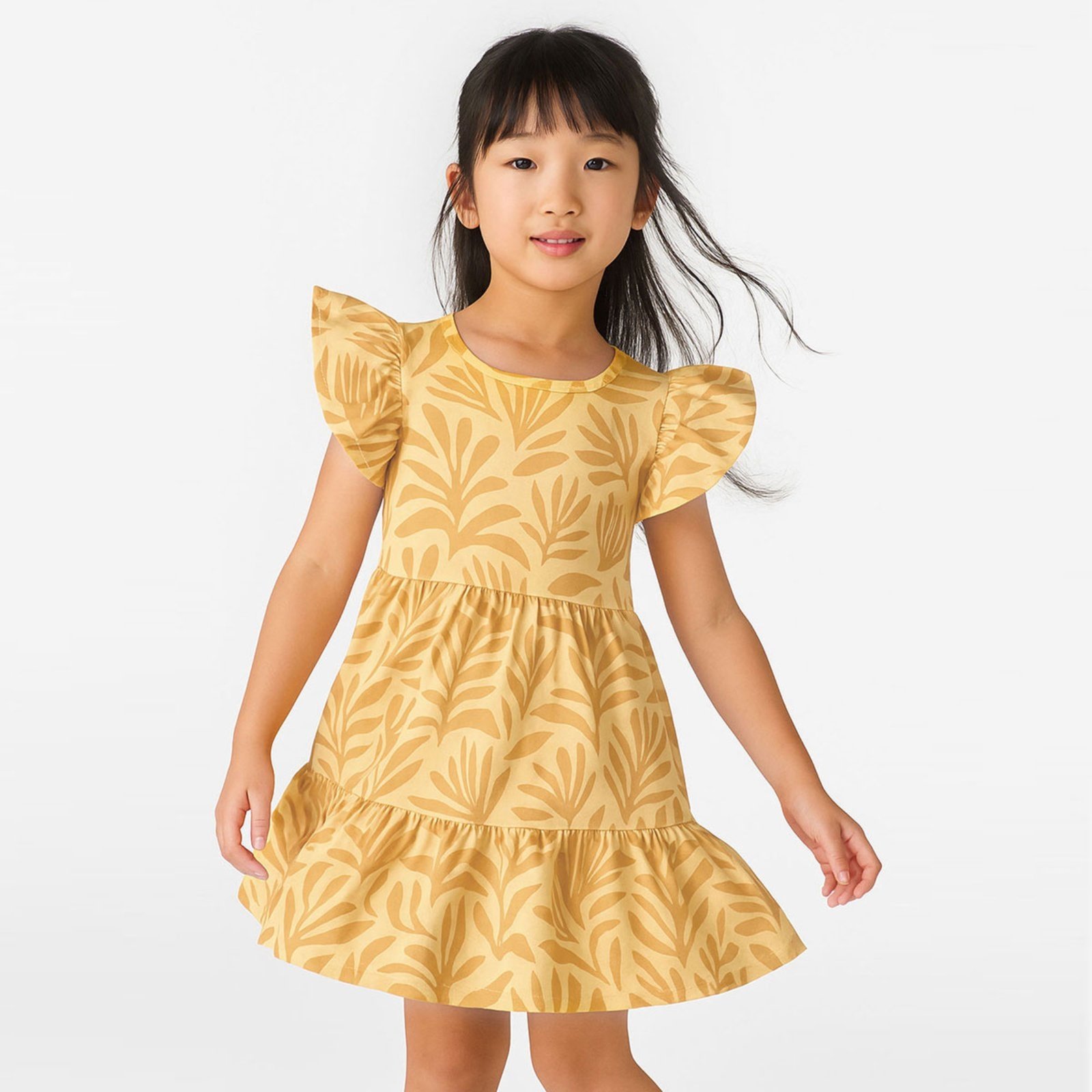 Infantil – Vestido Menina Amarelo