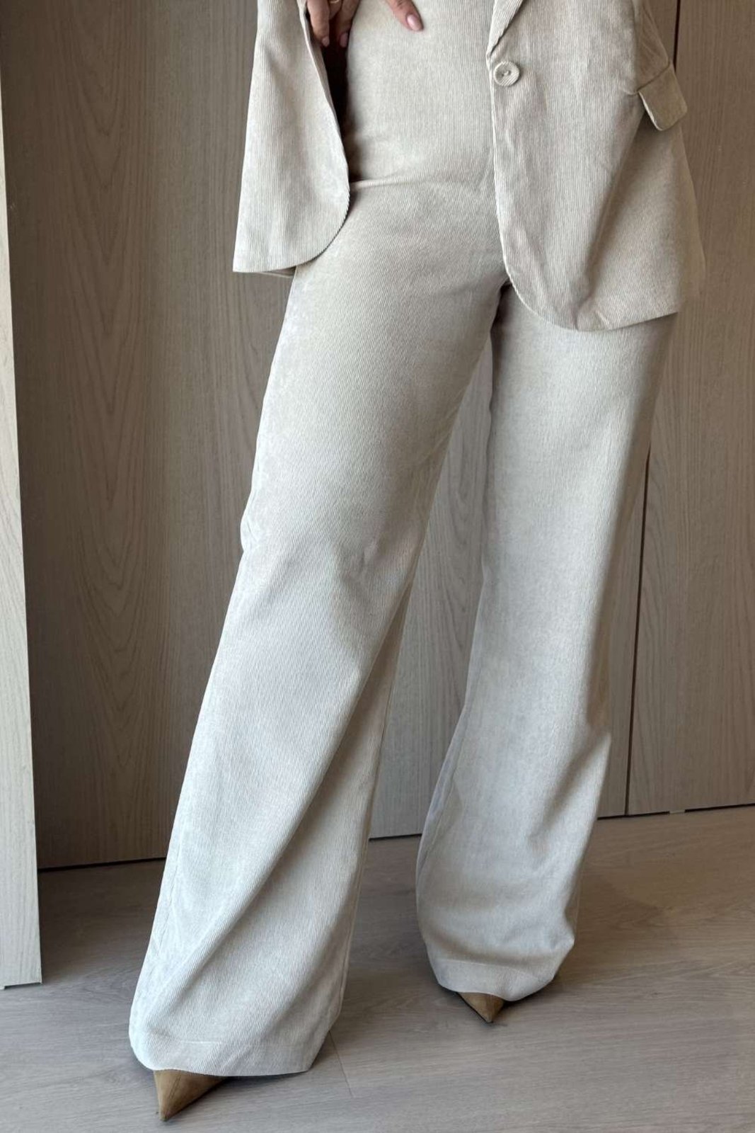 Calça Vanibele Flare Marrom
