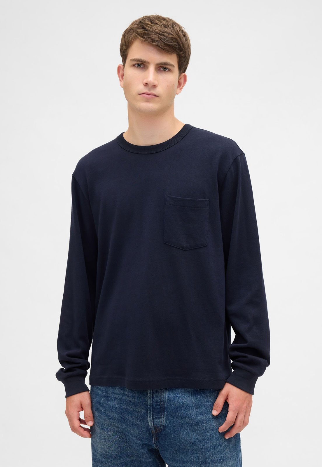 Blusa de Moletom Masculina GAP Azul Marinho